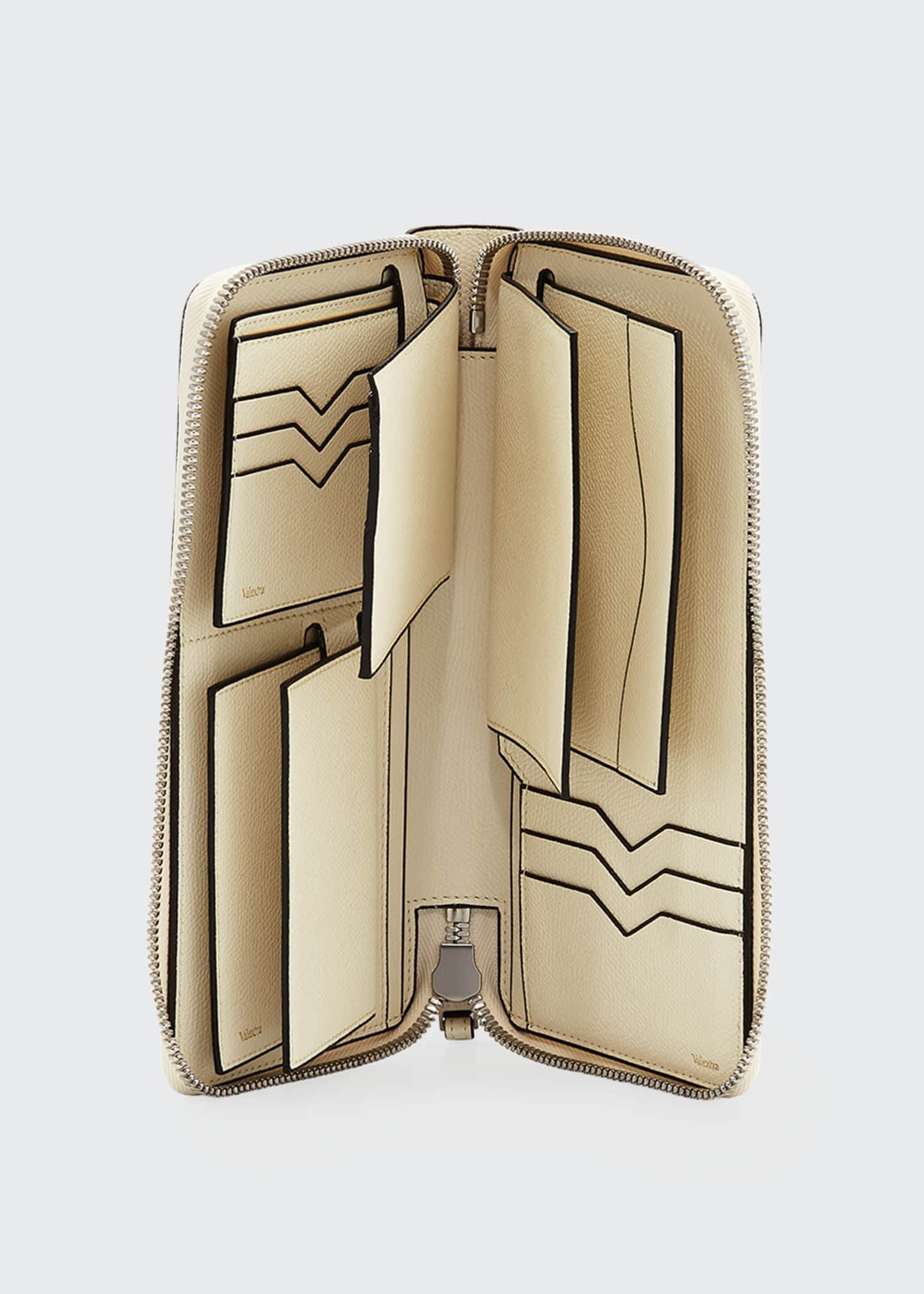 Valextra ZipTop Travel Wallet Bergdorf Goodman