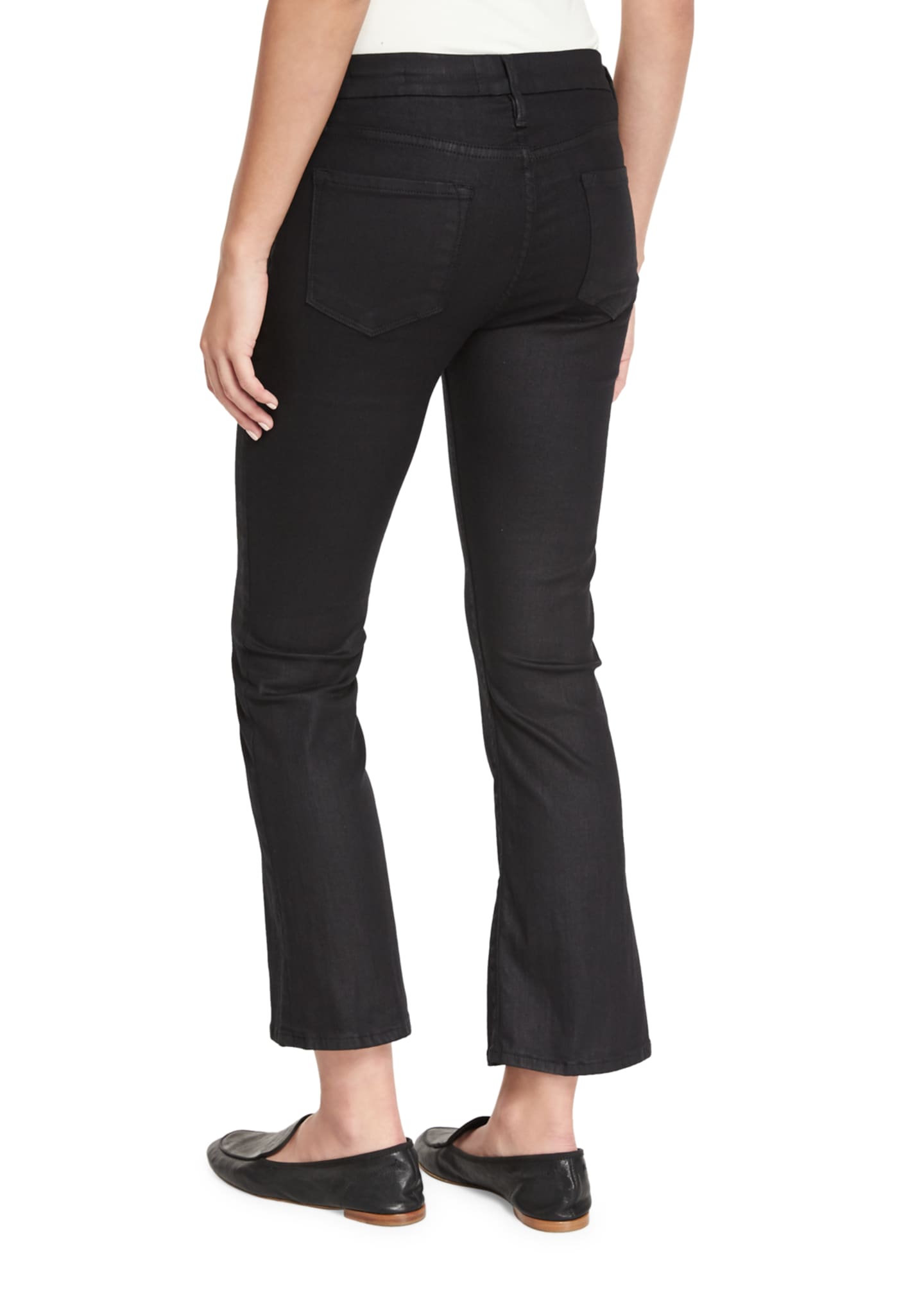 Frame le crop mini bootcut jeans best sale