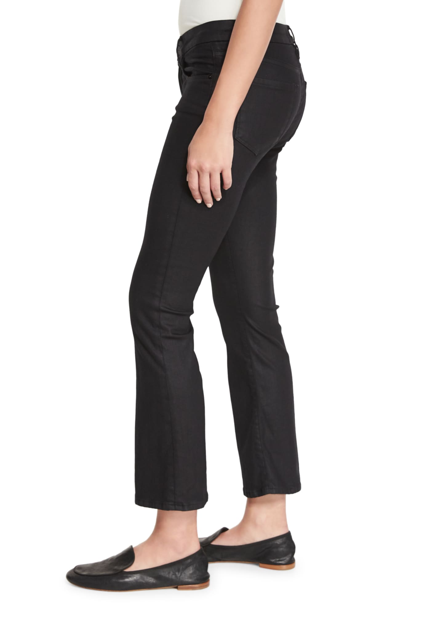 FRAME Le Crop Mini BootCut Coated Jeans, Carter Bergdorf Goodman