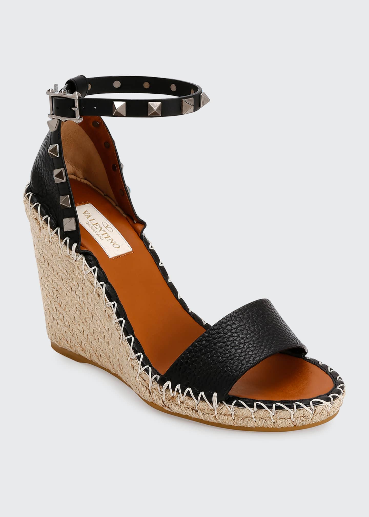 valentino espadrille wedge sandal