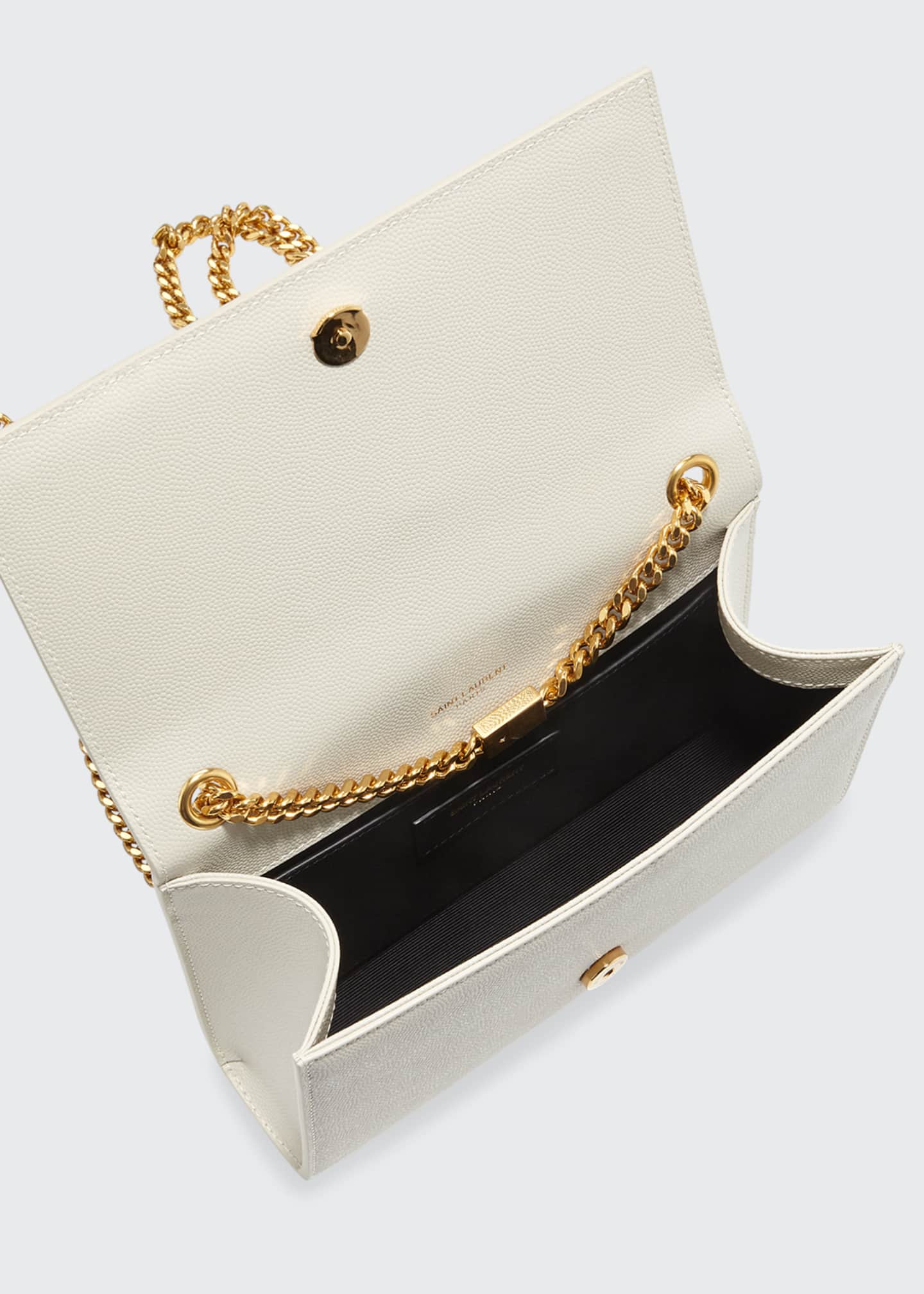 kate medium ysl monogram grain de poudre crossbody bag