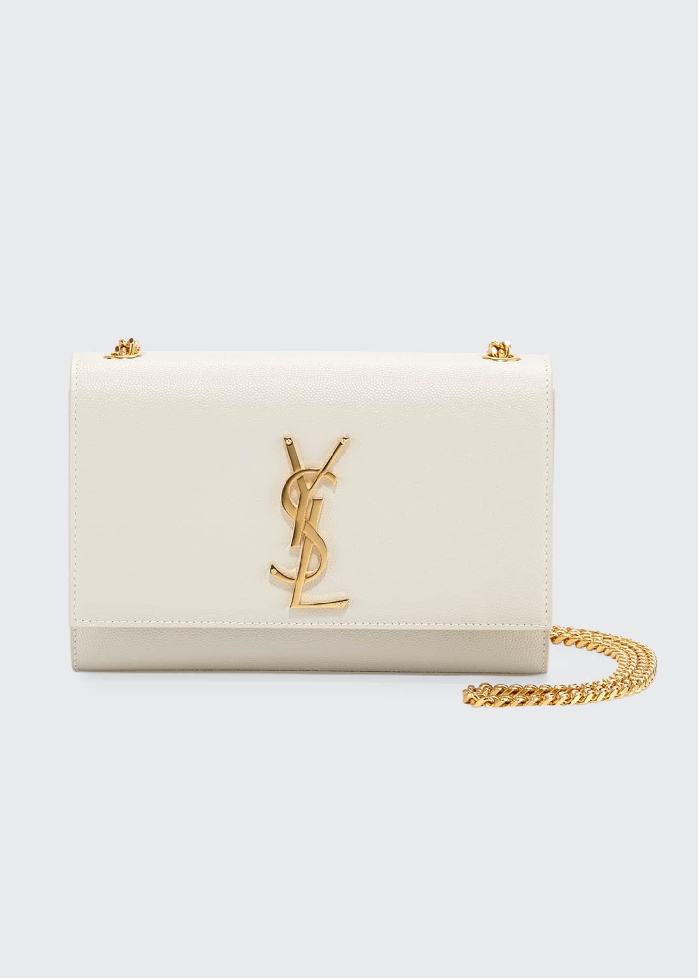 kate medium ysl monogram grain de poudre crossbody bag