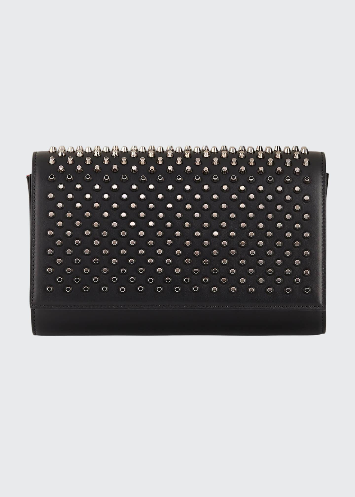 louboutin spike clutch bag