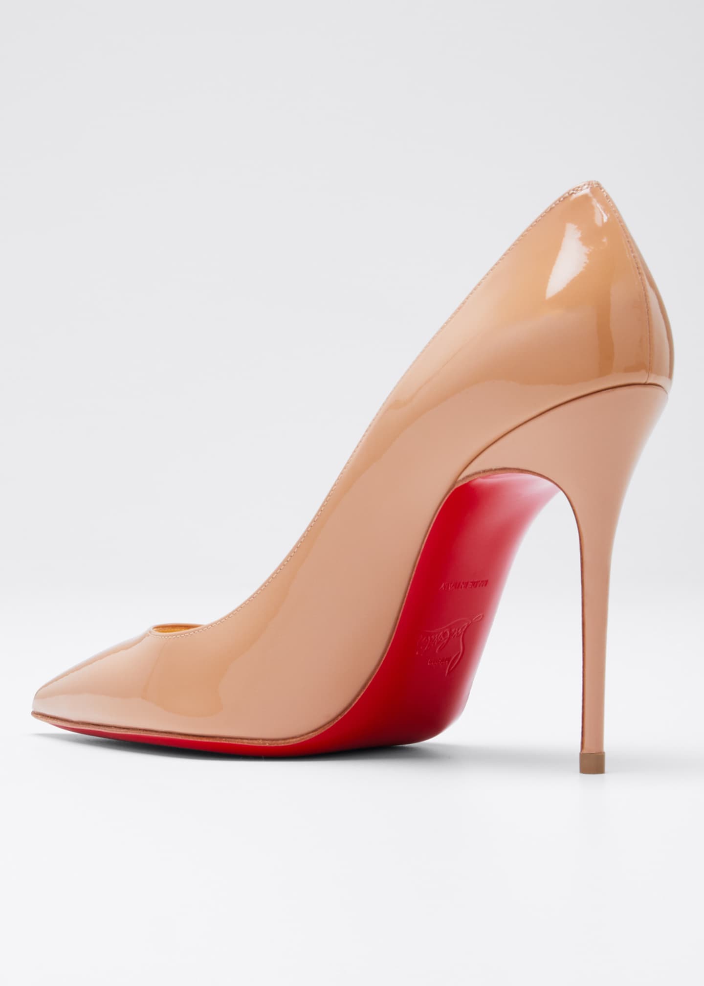 Christian Louboutin Decollette Pointed-Toe Red Sole Pump - Bergdorf Goodman
