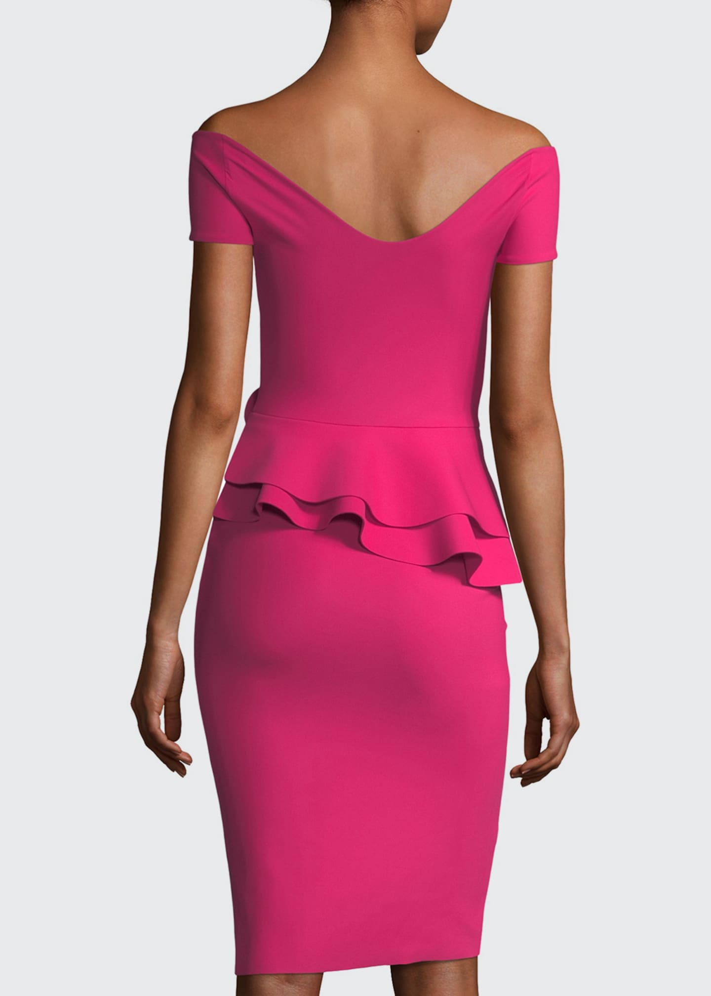 peplum evening wear