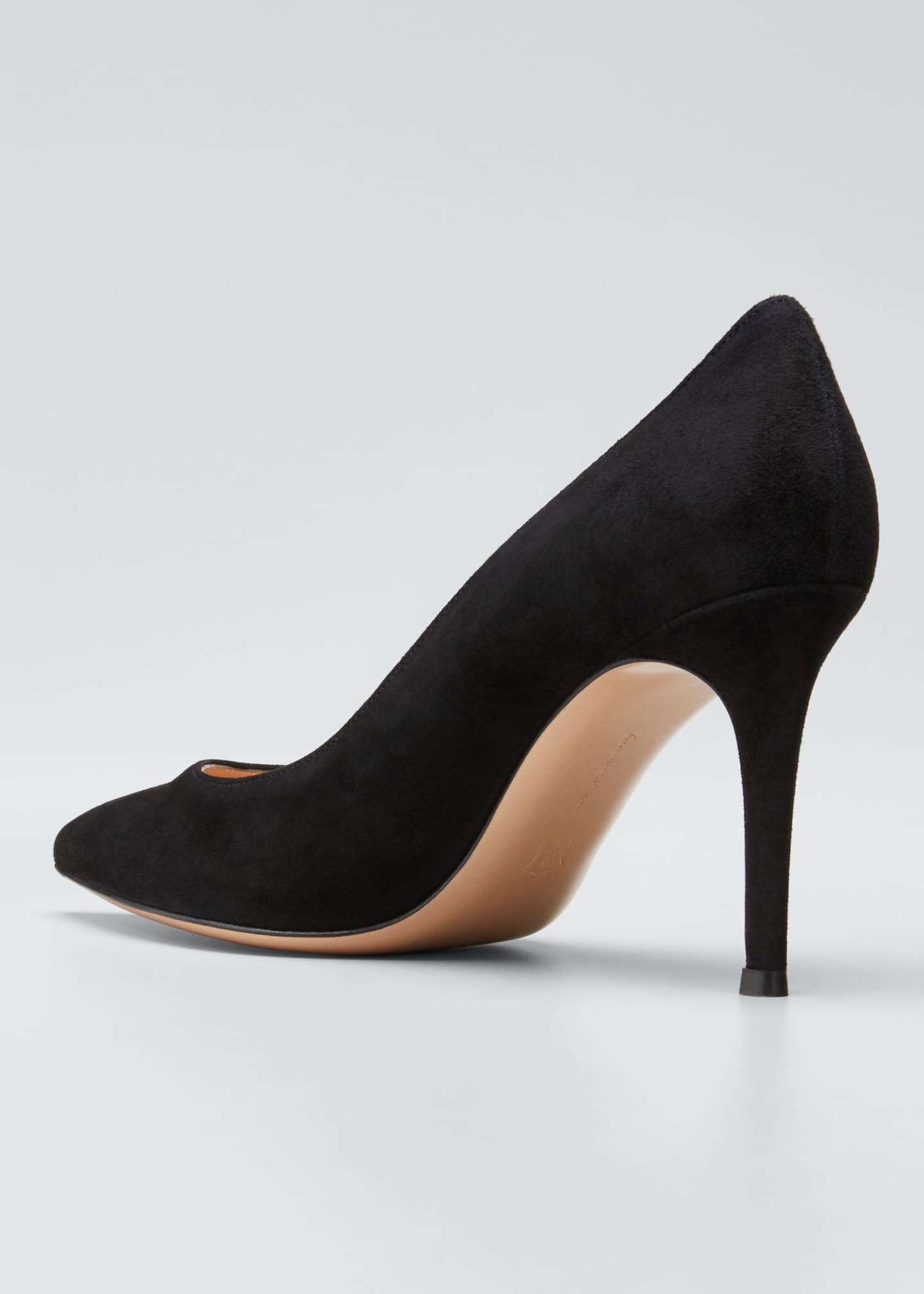 Gianvito Rossi Gianvito 85 Suede PointToe Pumps Bergdorf Goodman