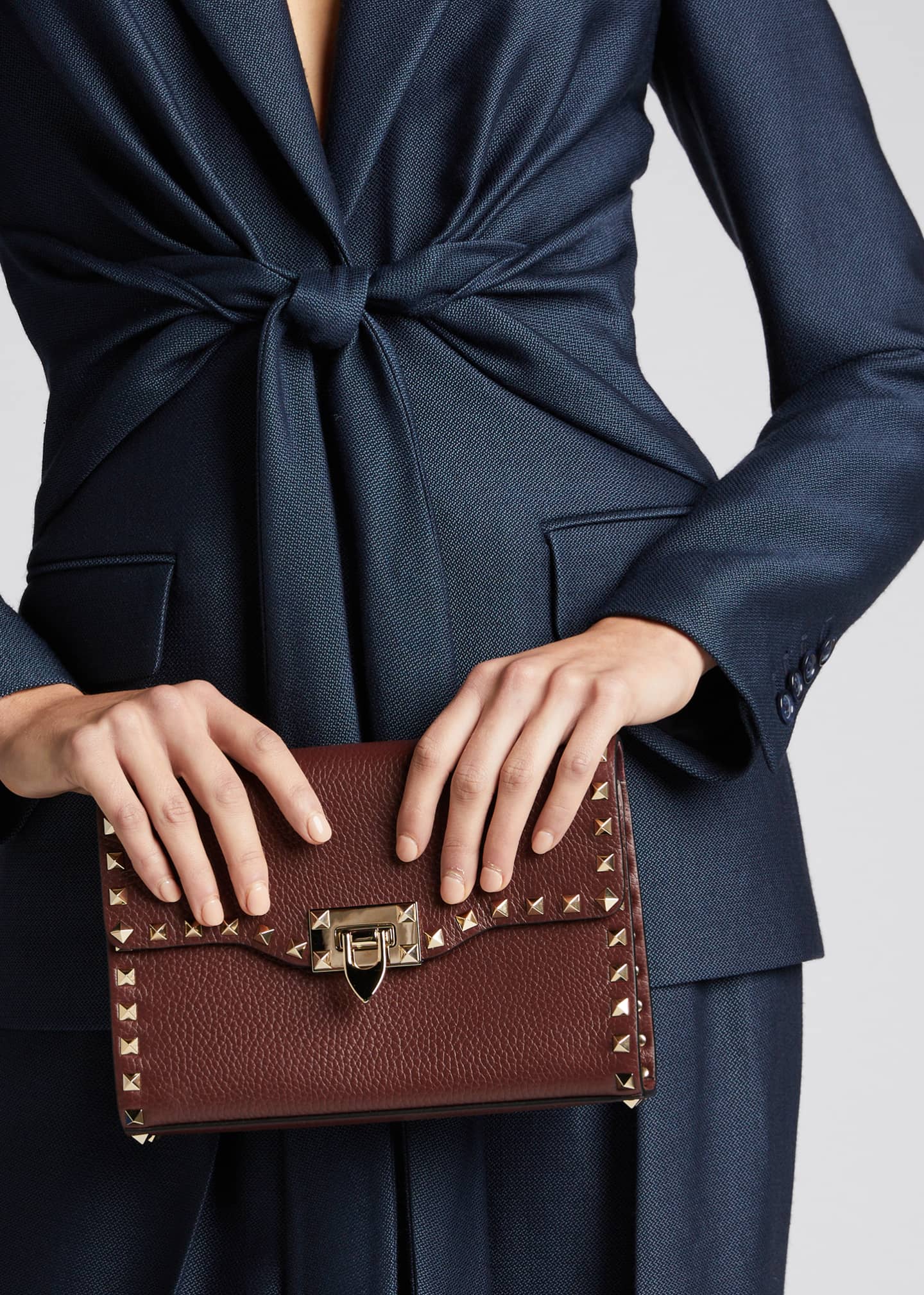 valentino rockstud medium shoulder bag