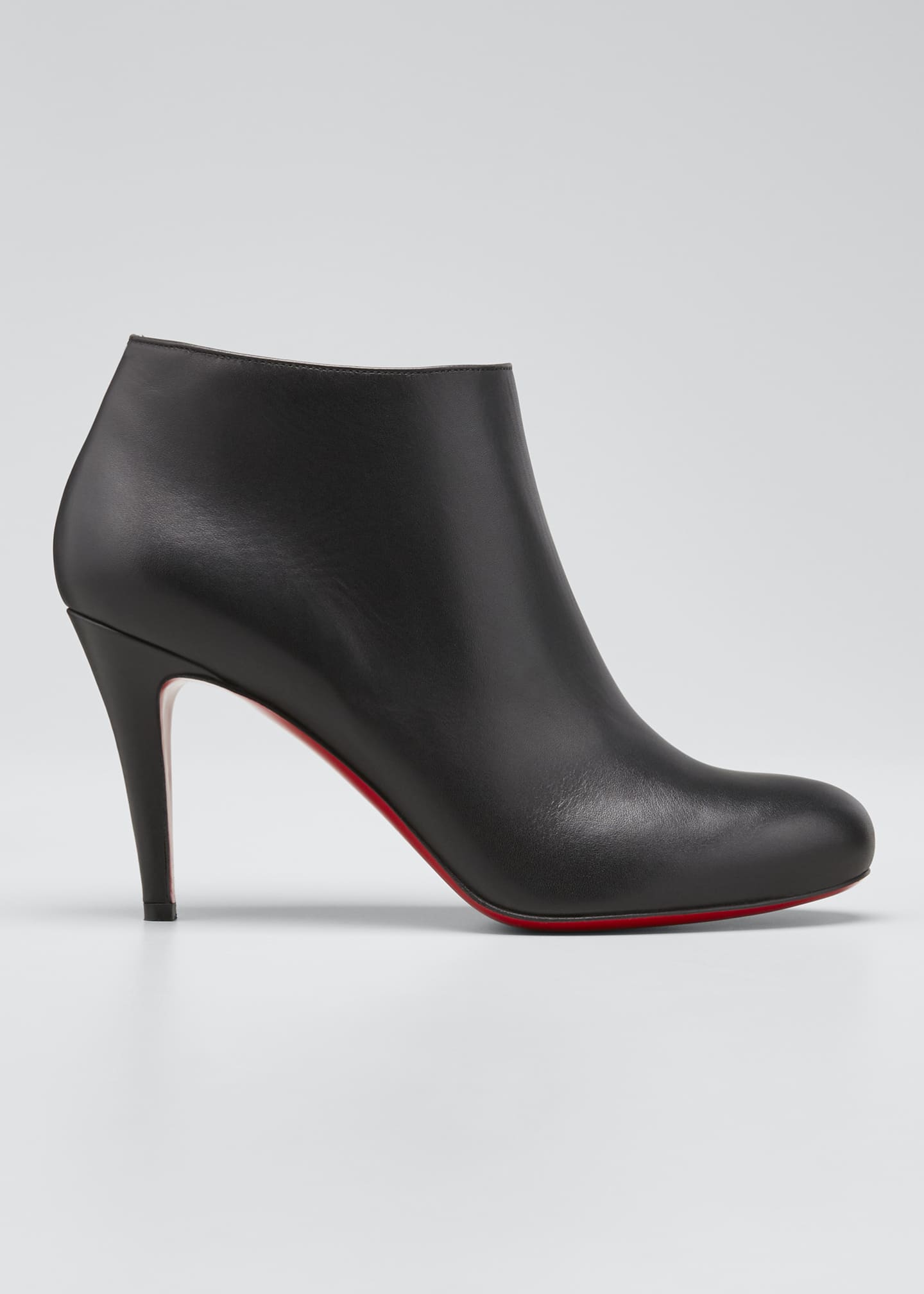 red sole ankle boots