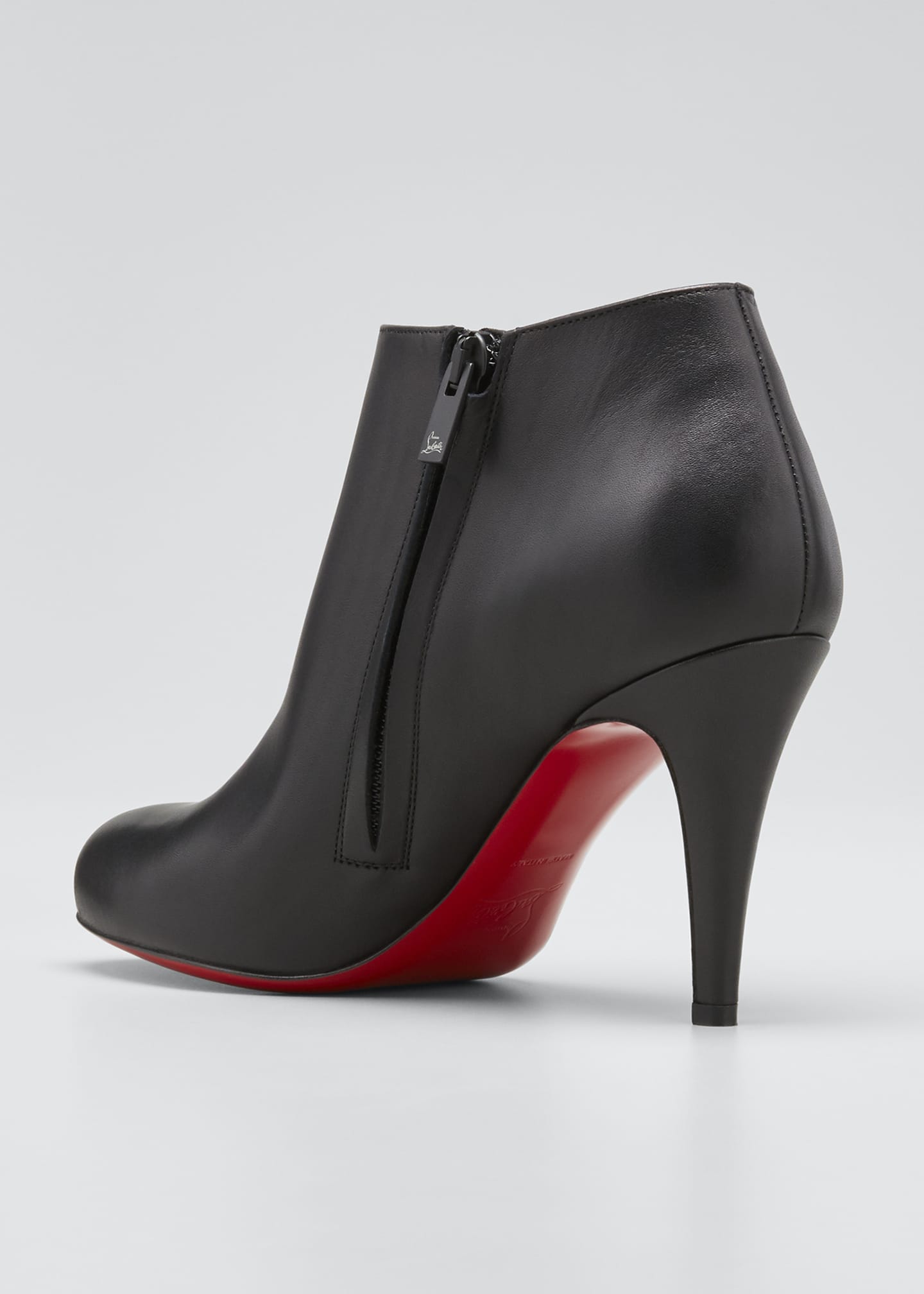 Red sole ankle boots clearance