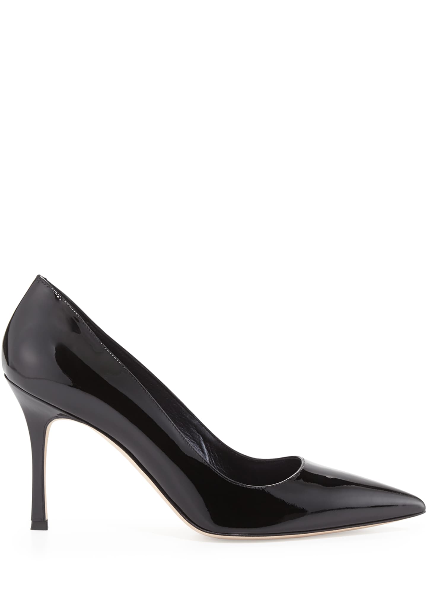 Manolo Blahnik BB 70mm Patent Leather Pump - Bergdorf Goodman