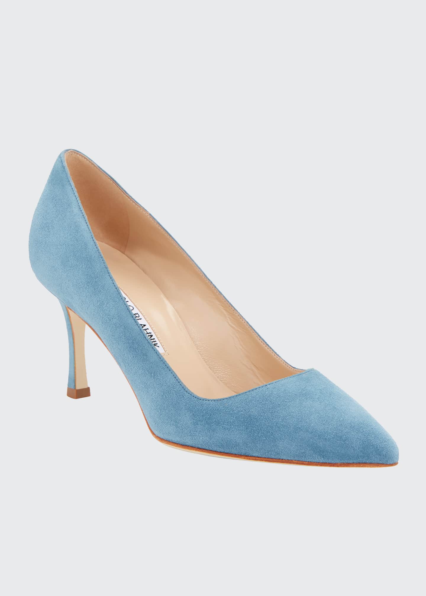 Image 2 of 5: BB Suede 70mm Pumps