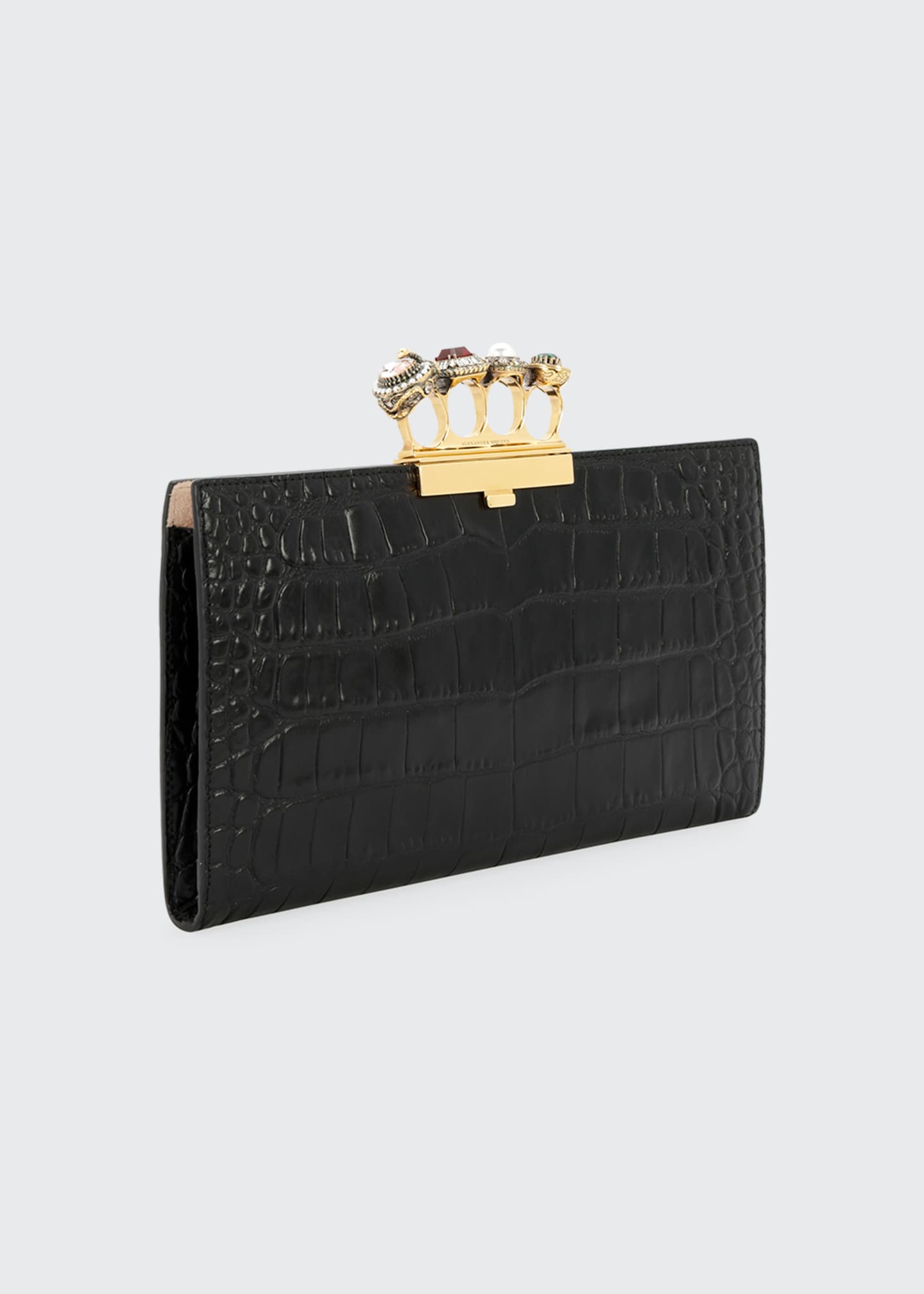 knuckle clutch bag