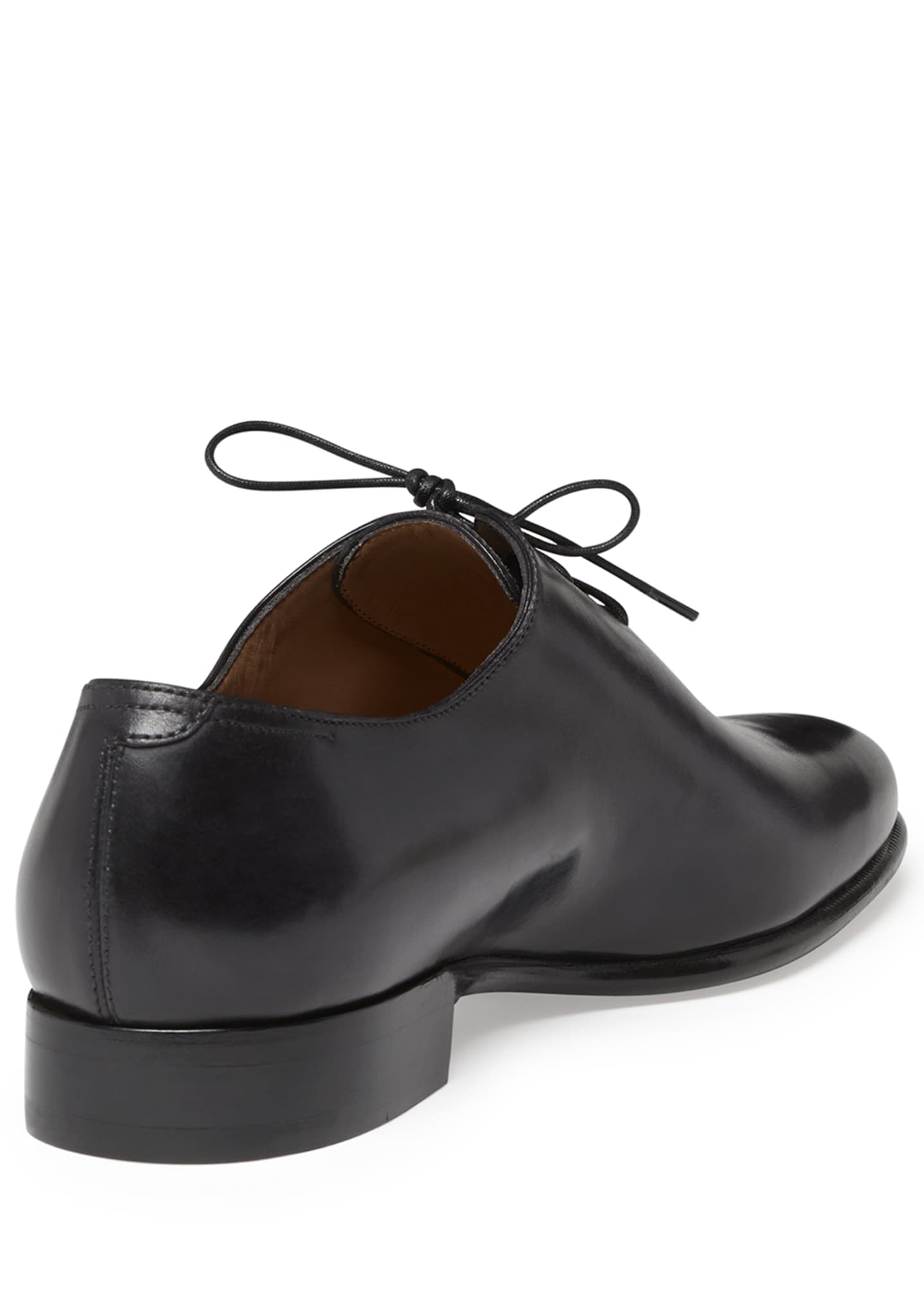 Berluti Alessandro Demesure Leather Oxford, Leather Sole, Black