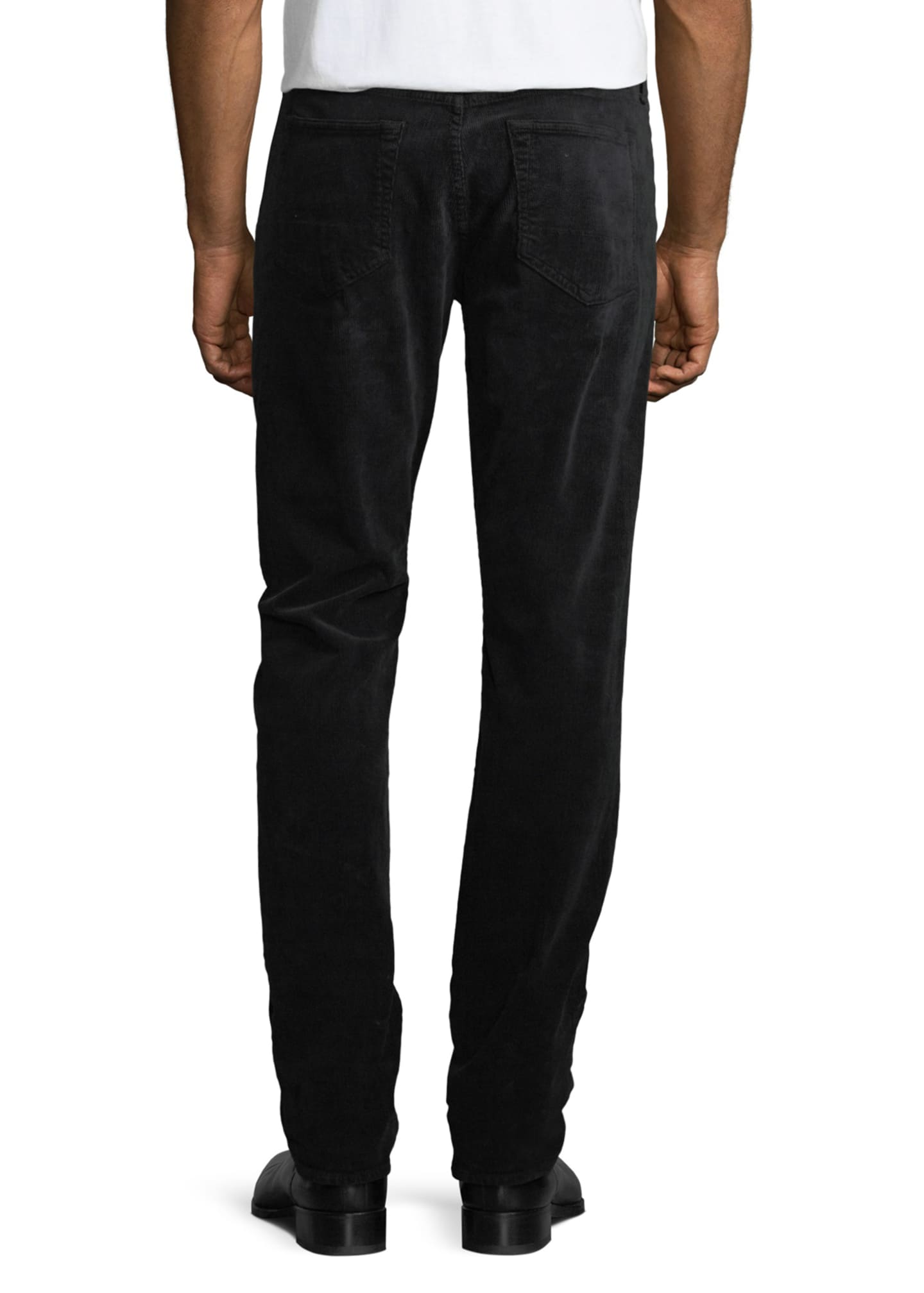 5 Pocket Straight Leg Corduroy Pants Worn Charcoal