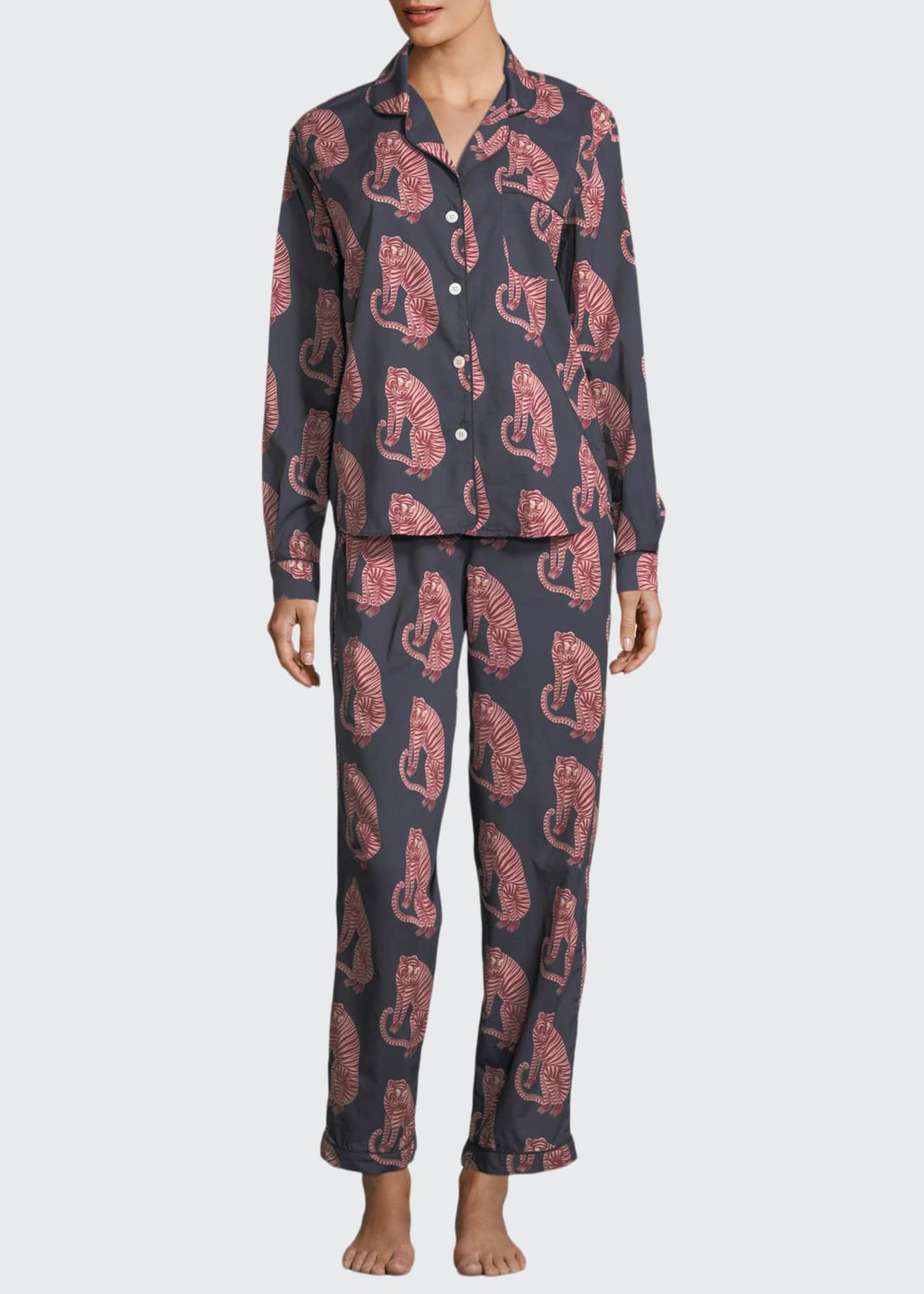 Desmond Dempsey Tiger Print Classic Pajama Set Bergdorf Goodman Zauberhafte, bedeutsame dinge, die du nirgendwo sonst finden kannst. tiger print classic pajama set