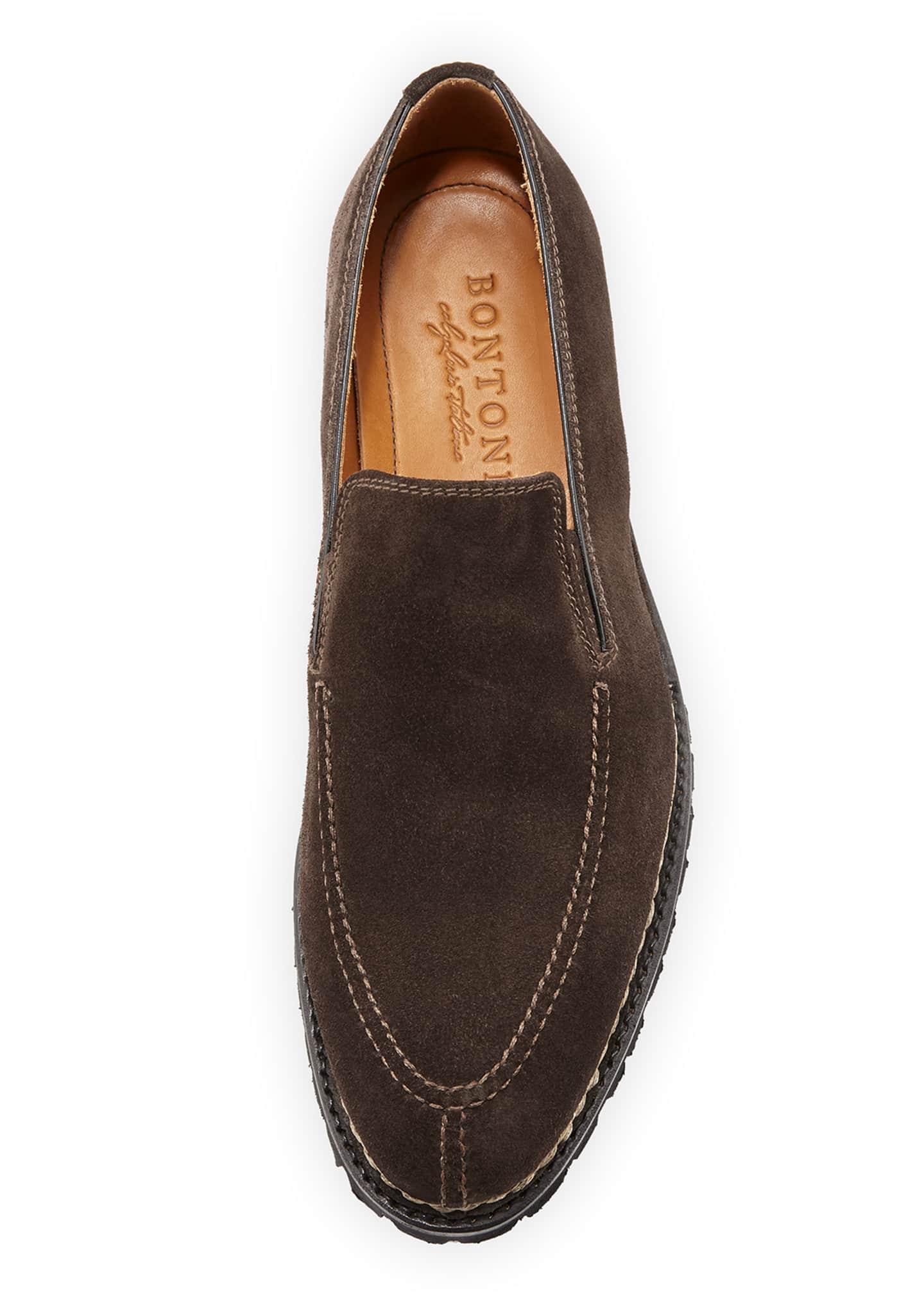 Bontoni Men's Suede SlipOn Loafer Bergdorf Goodman