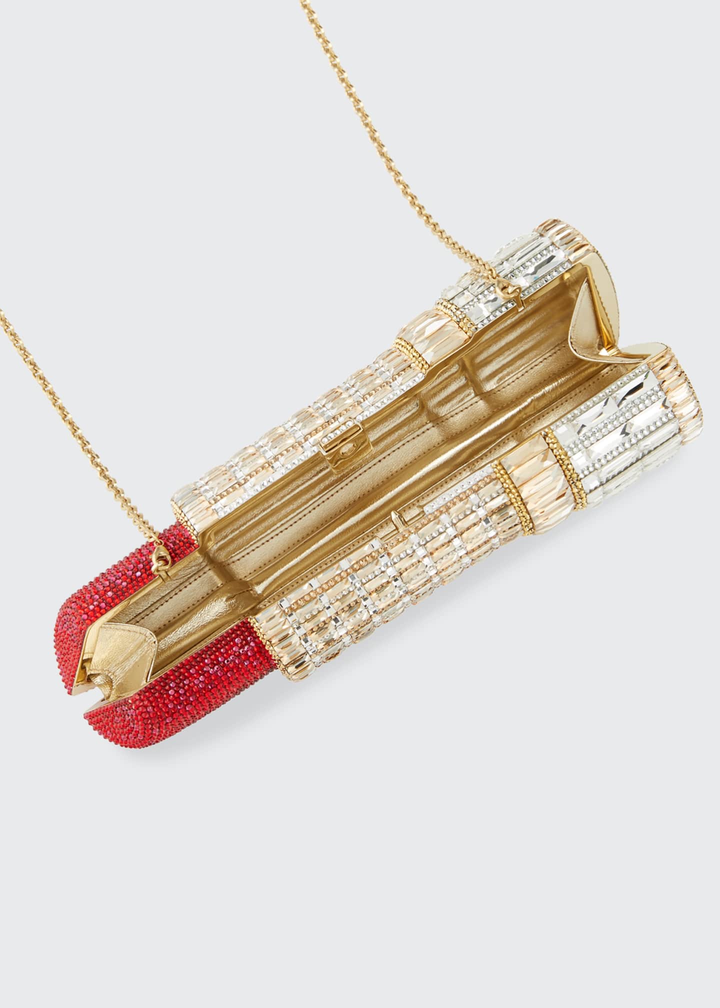Judith Leiber Couture Seductress Crystal Lipstick Clutch Bag Bergdorf Goodman