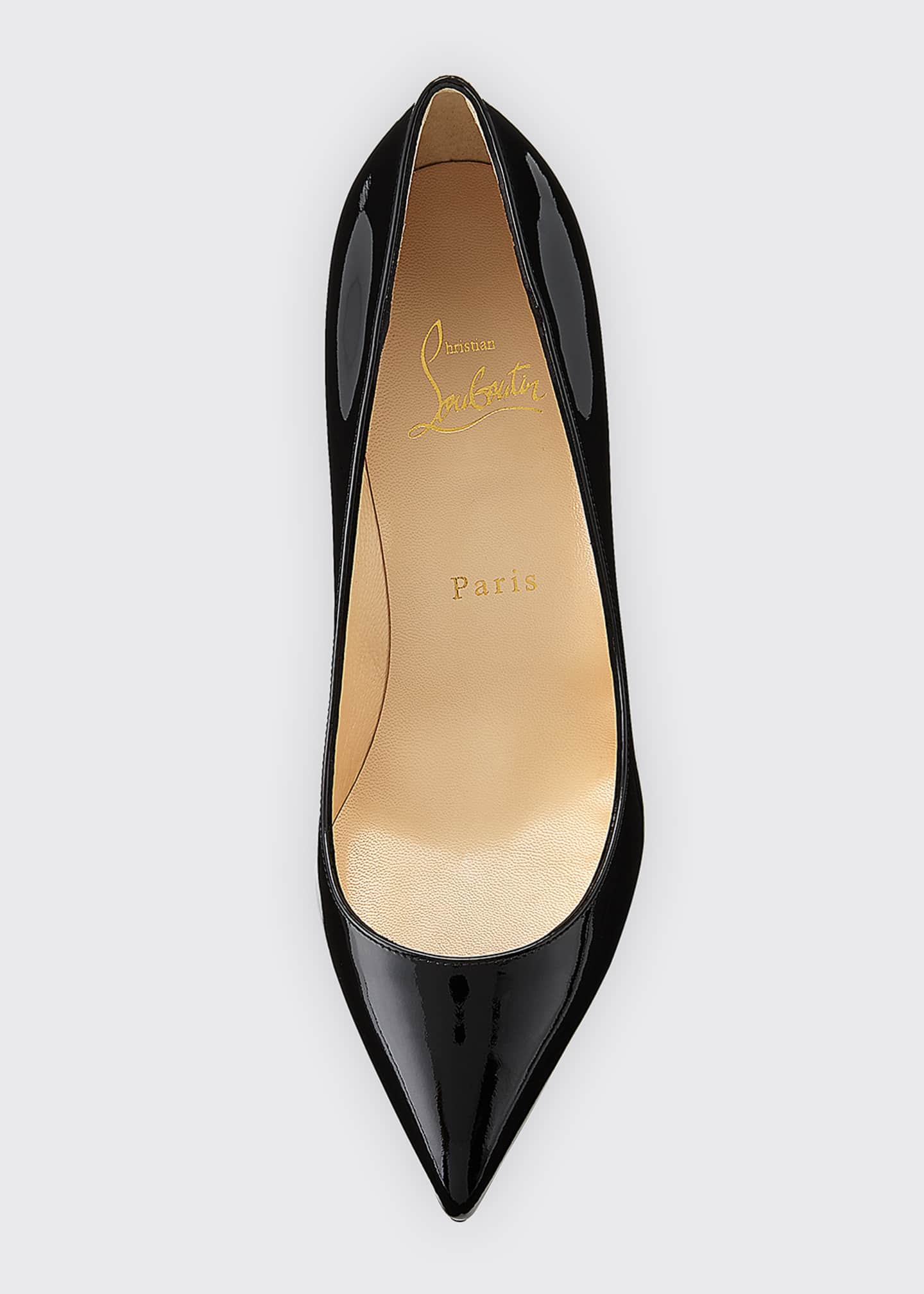 pigalle follies 85mm patent red sole pump