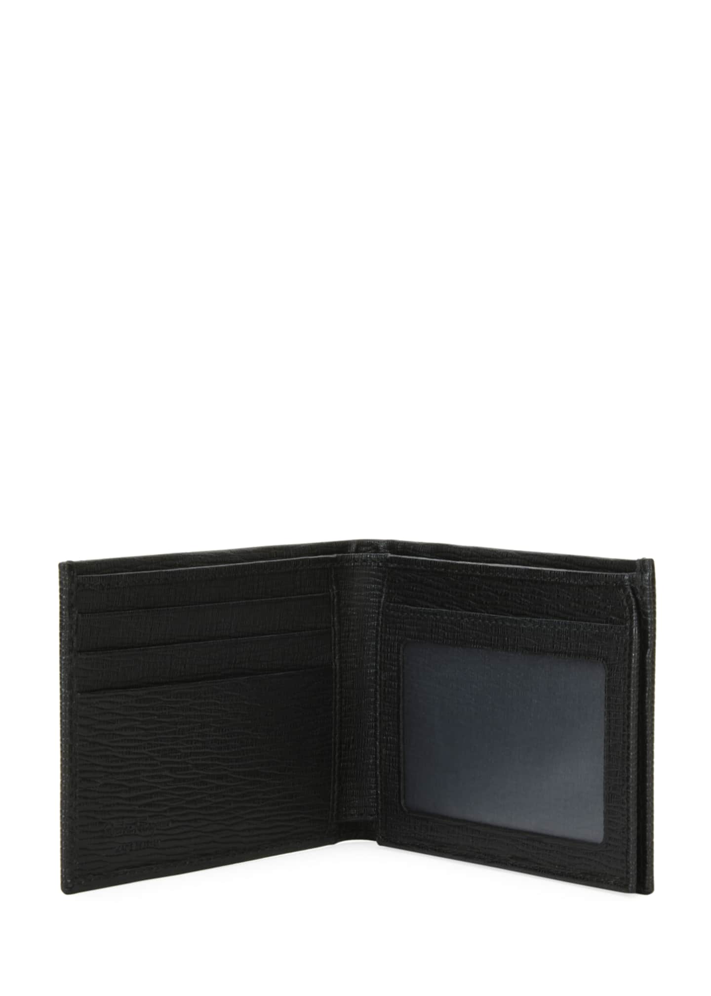 Salvatore Ferragamo Men's Revival Gancini BiFold Leather Wallet with