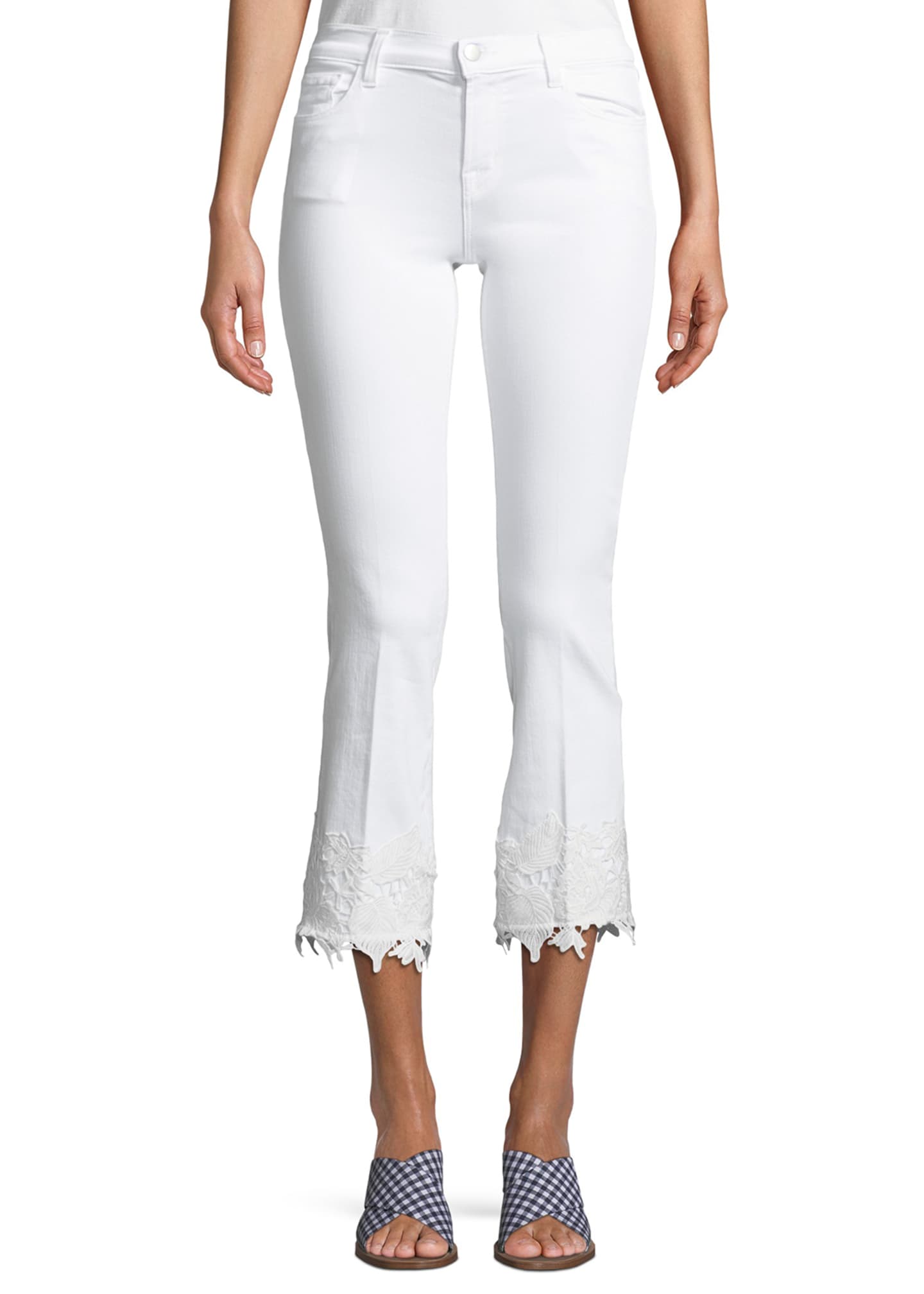 j brand selena mid rise crop boot jeans