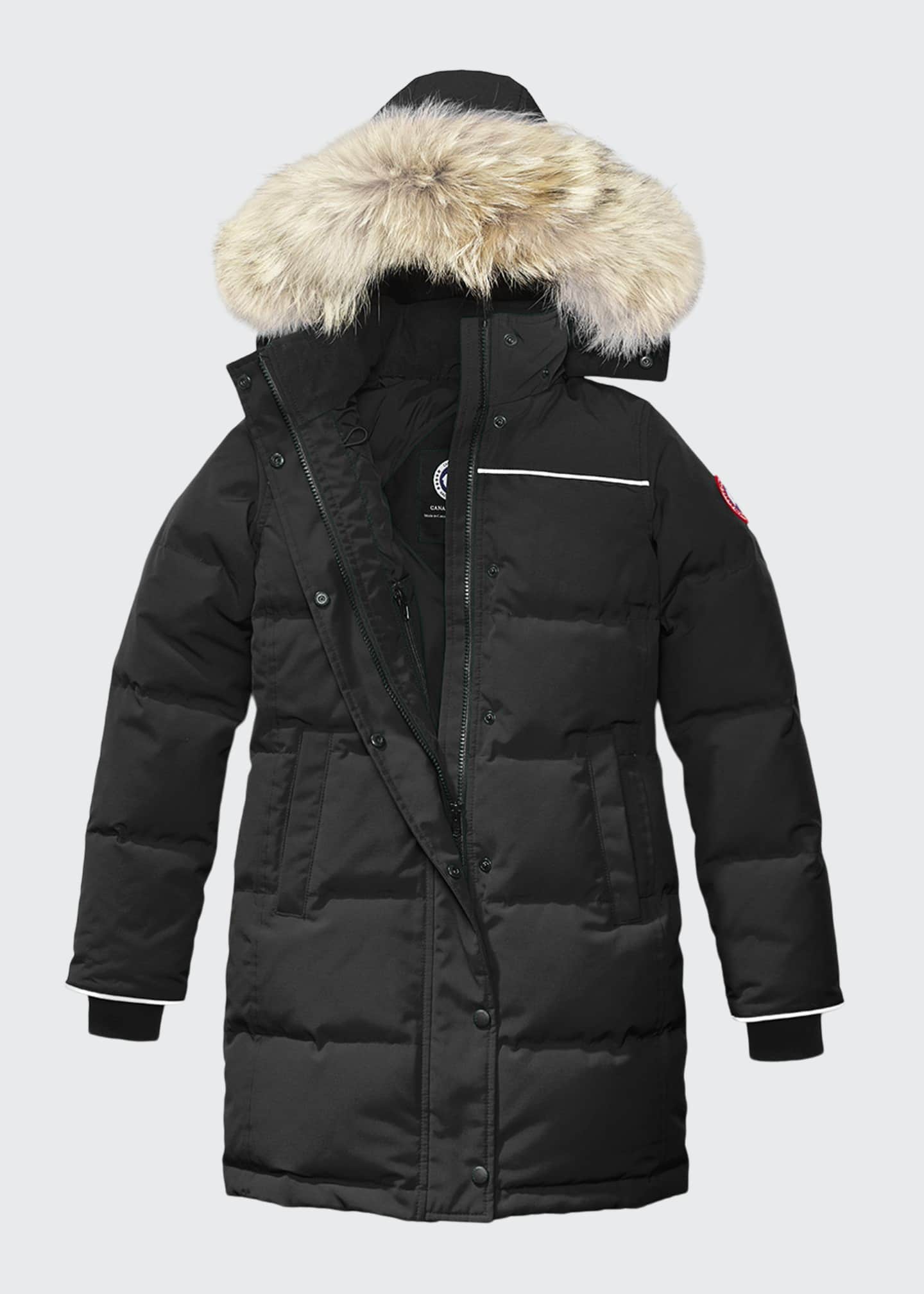 Canada Goose Youth Juniper Parka w/ Removable Fur Trim, XS-L - Bergdorf