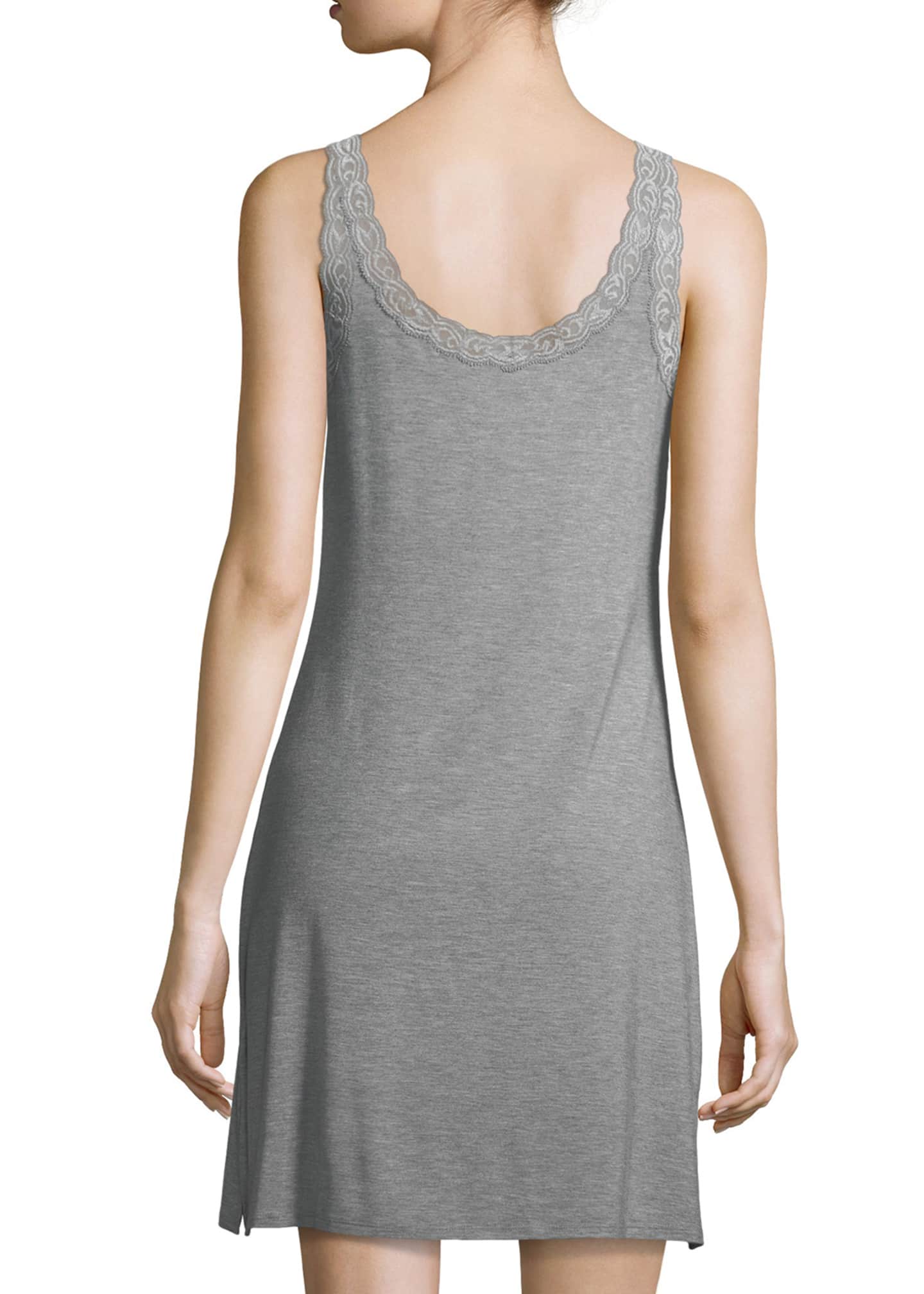 Natori Feathers Lace Trim Chemise Bergdorf Goodman