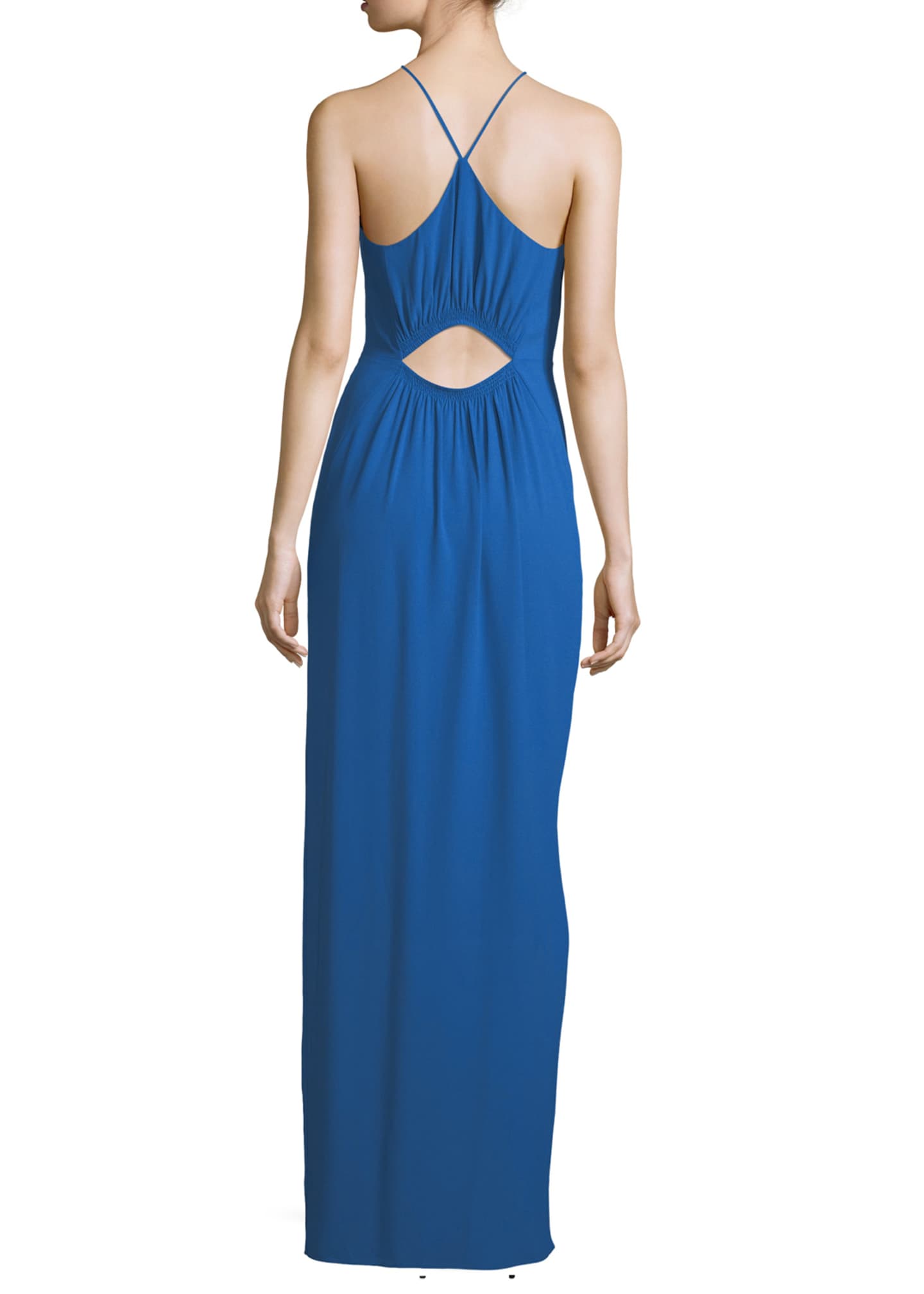 Halston heritage on sale cutout gown