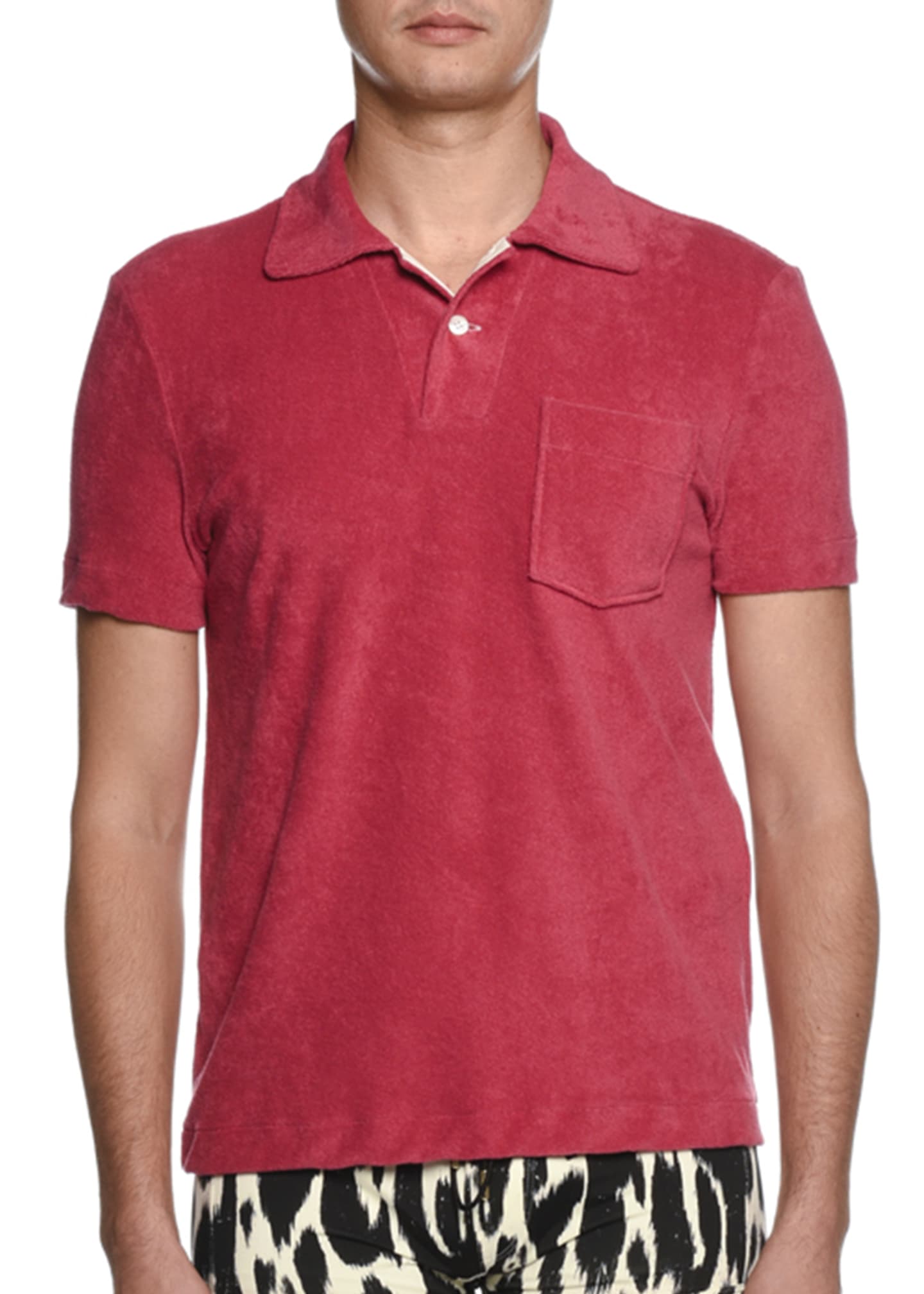 Tom Ford Terry Cloth Polo Shirt Bergdorf Goodman