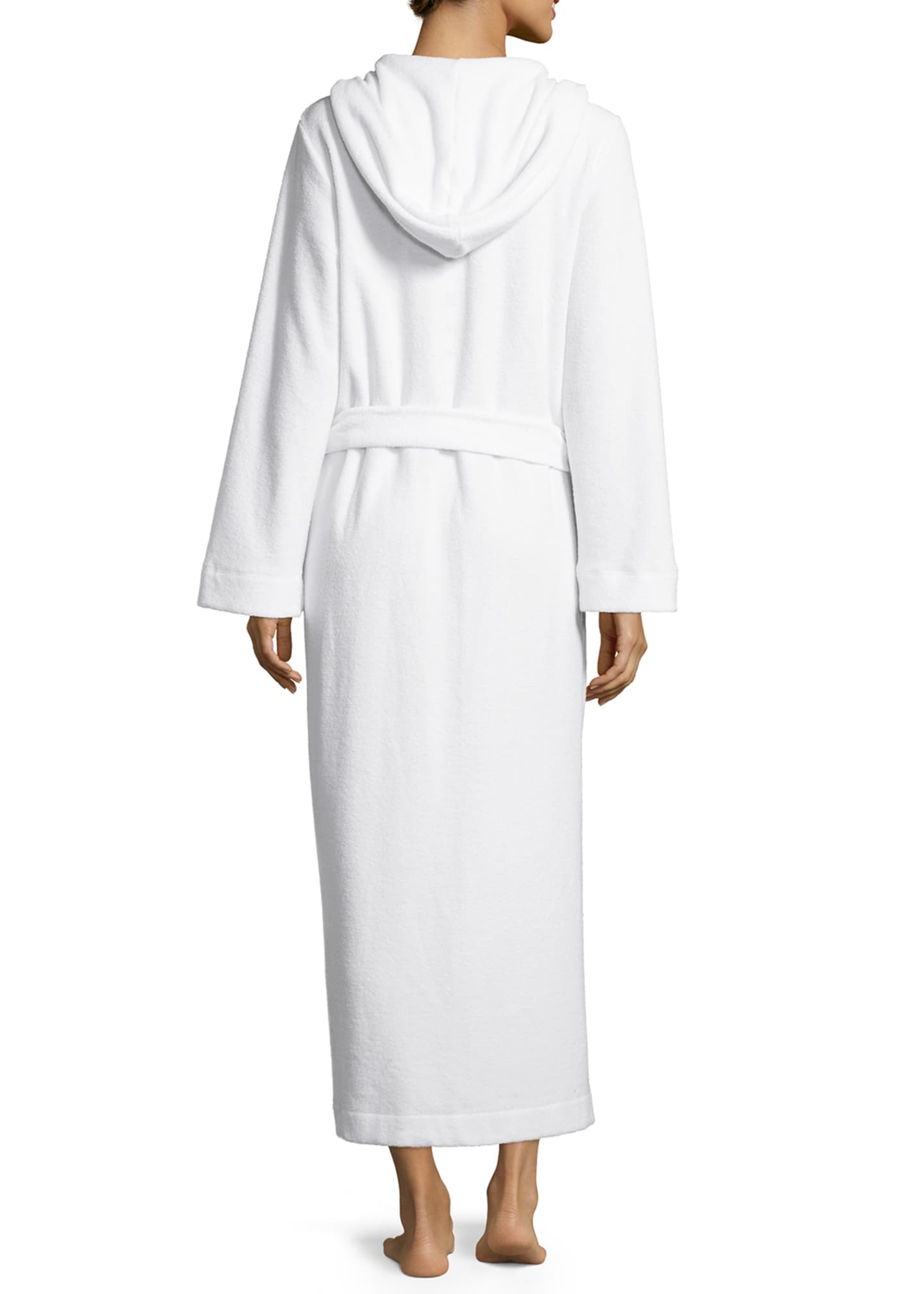 Hanro Hooded Plush Long Robe Bergdorf Goodman
