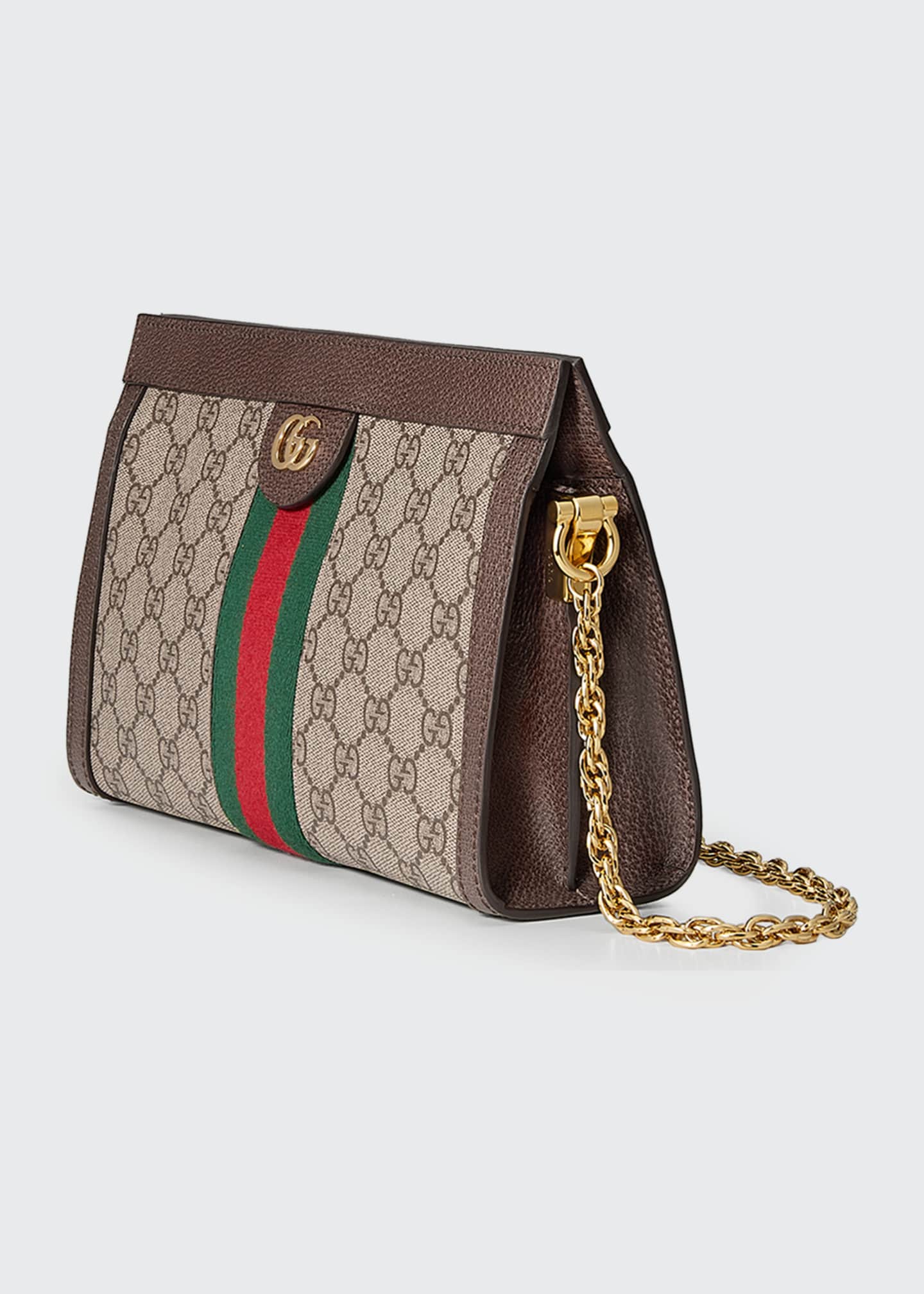 Gucci Ophidia Linea Dragoni Small GG Supreme Canvas Chain Shoulder Bag - Bergdorf Goodman