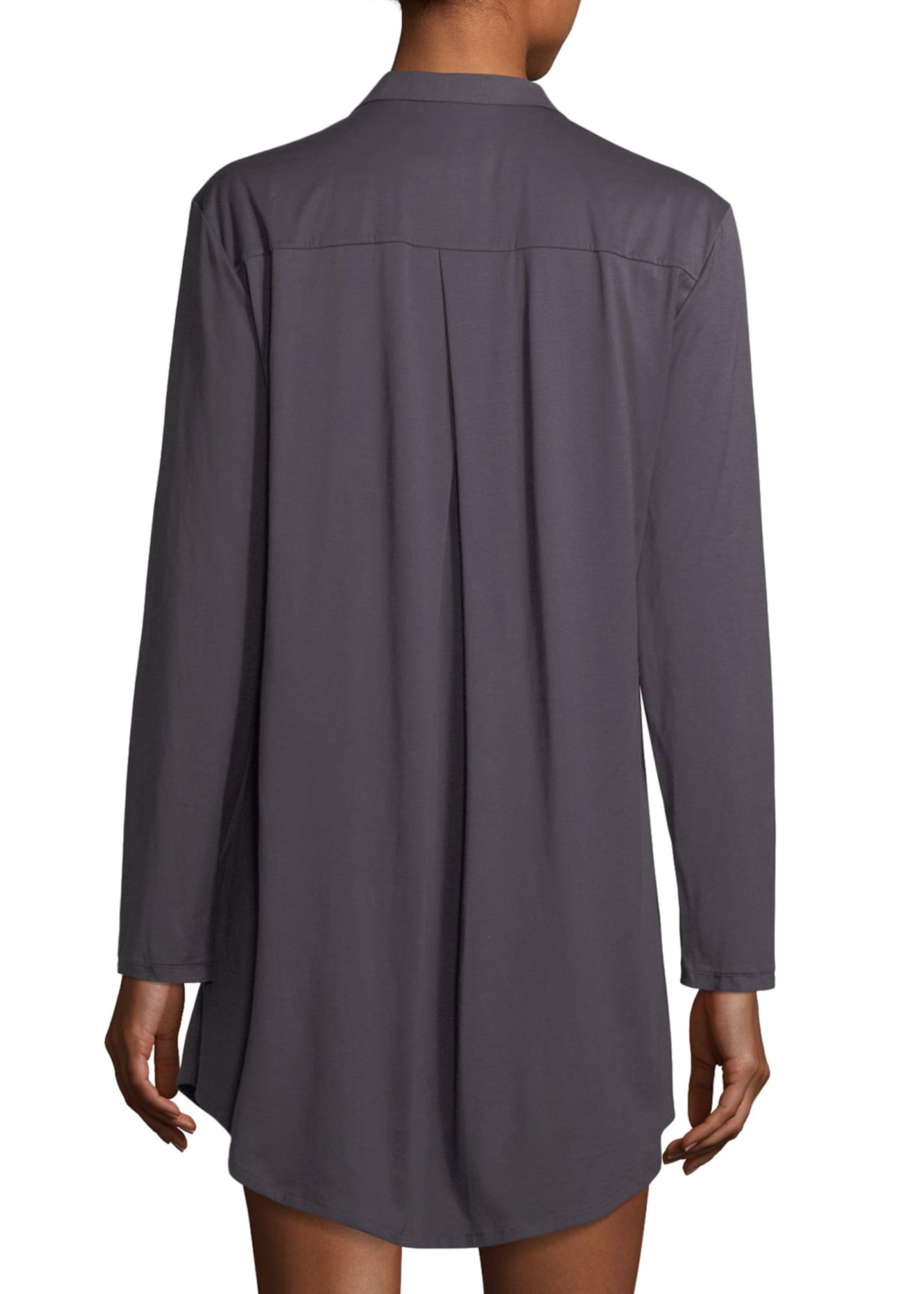 Hanro Cotton Deluxe Boyfriend Sleepshirt Bergdorf Goodman