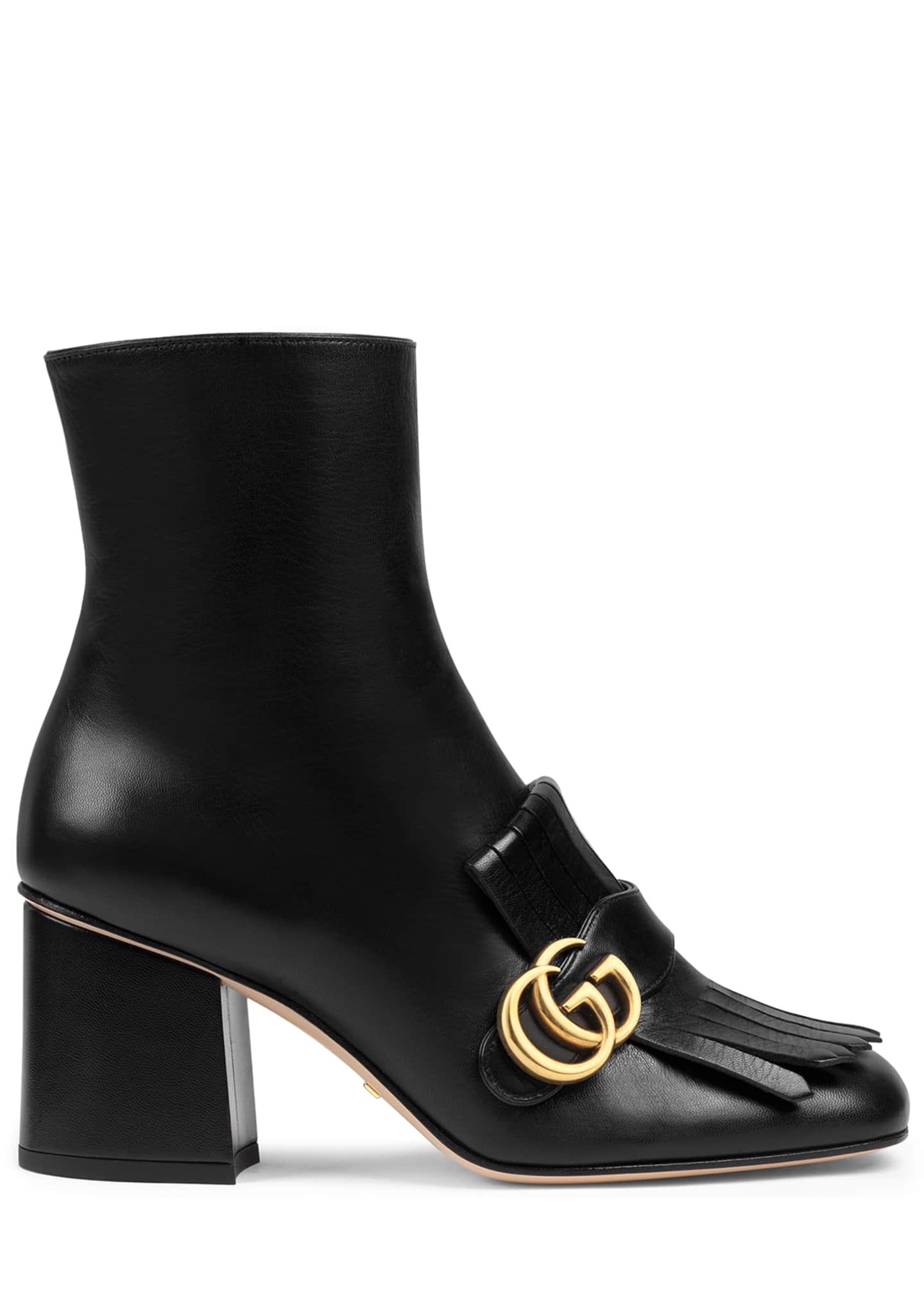 gucci leather booties