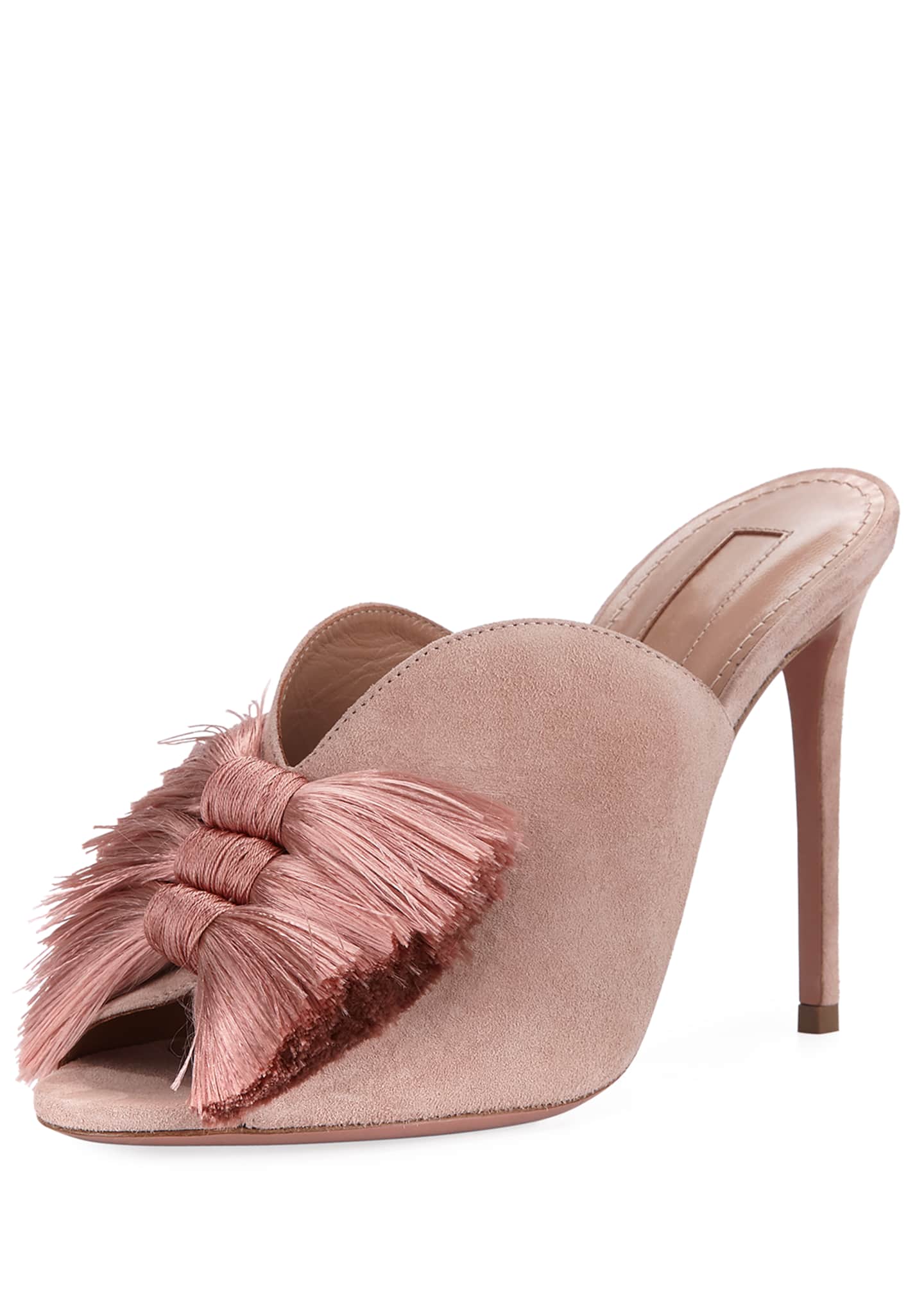 Aquazzura top blossom mules