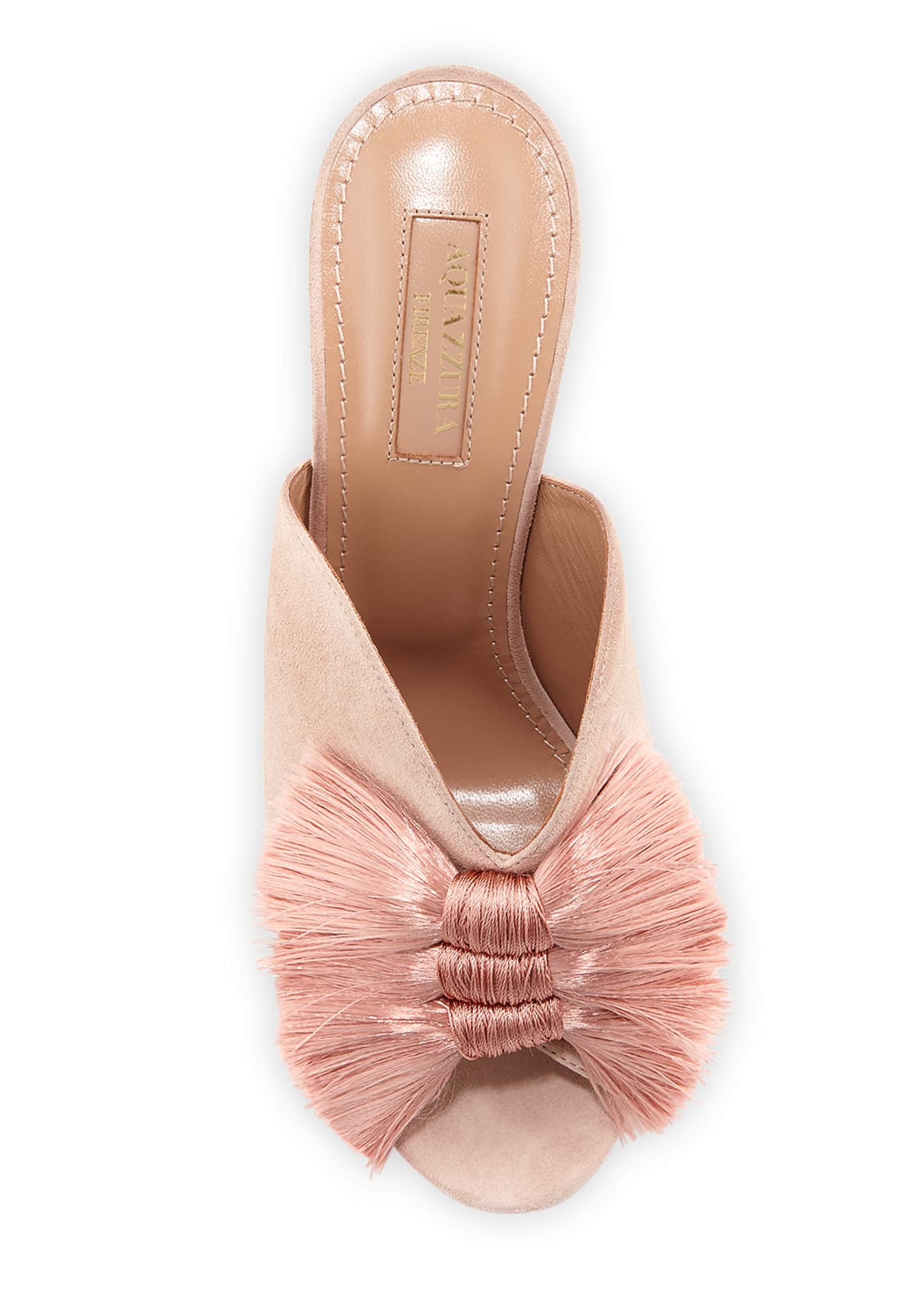 Aquazzura top blossom mules