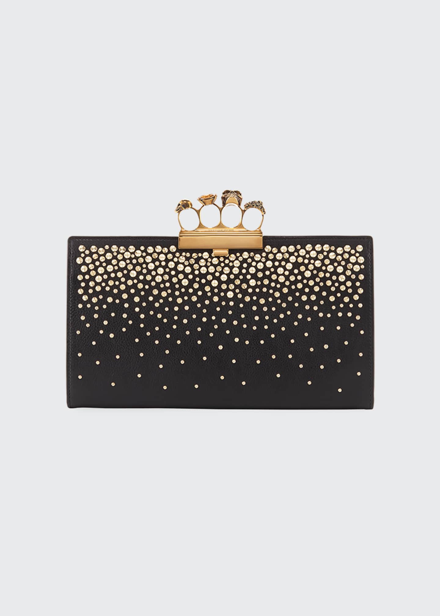alexander mcqueen knuckle clutch