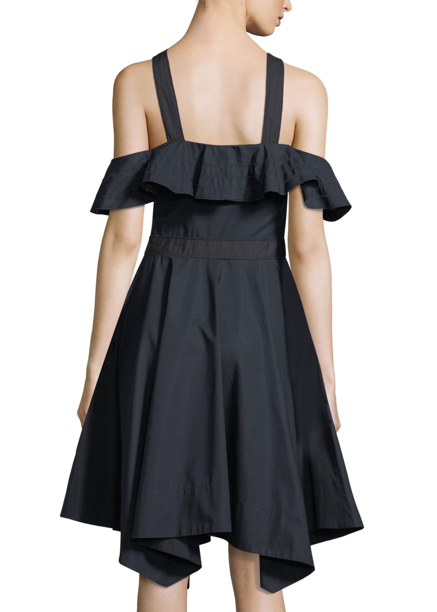 Derek lam 10 crosby asymmetrical halter dress hotsell