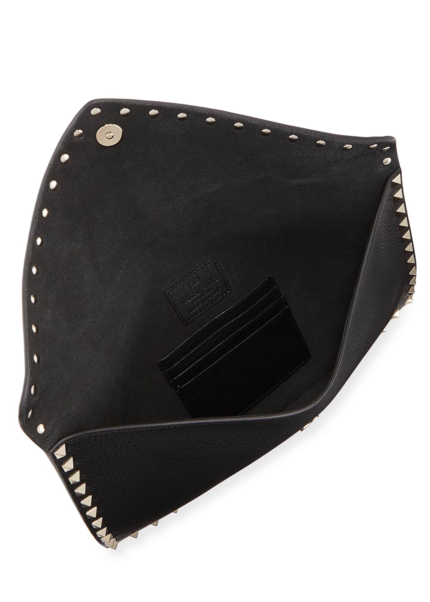 large black envelope clutch bag