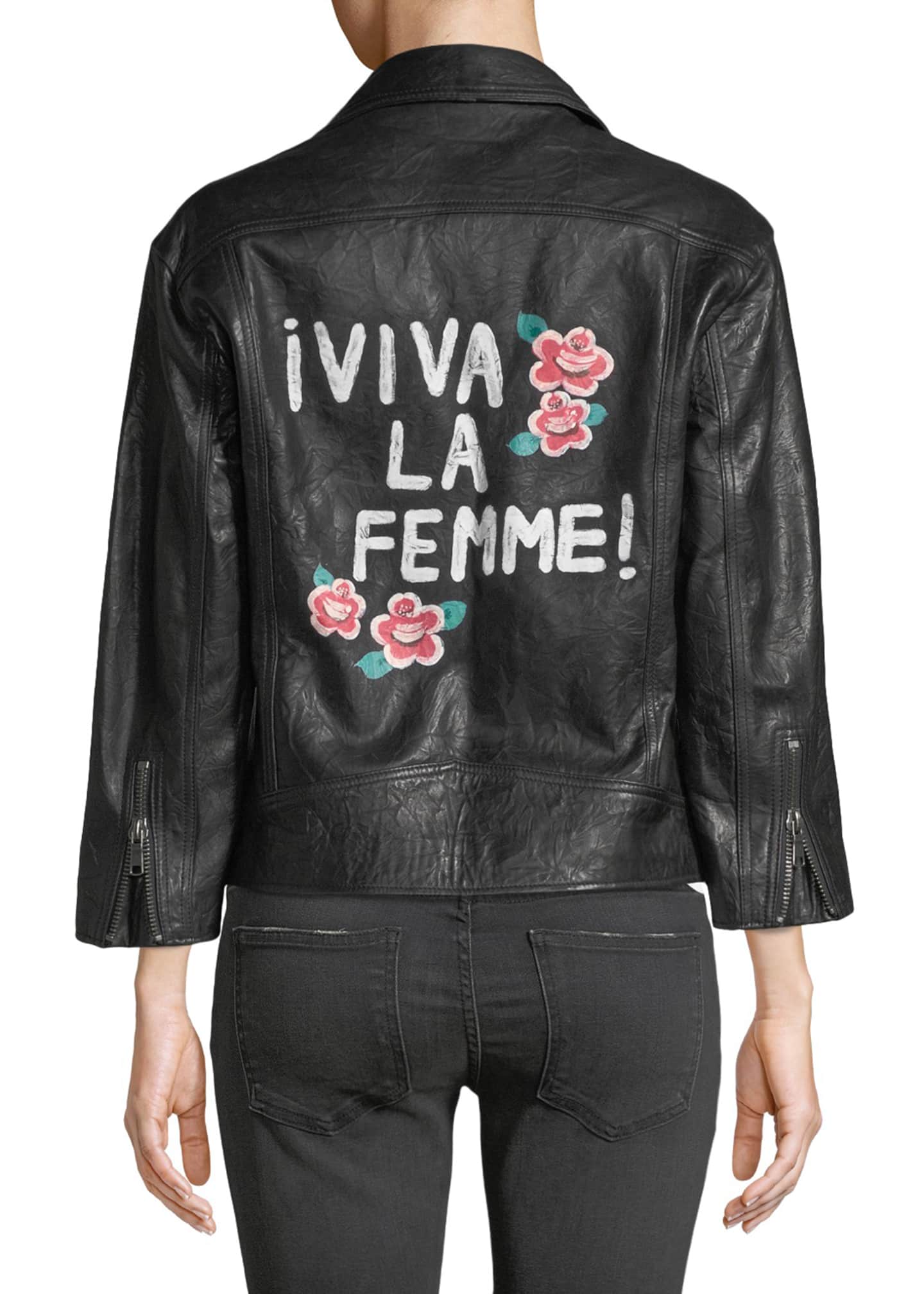 Joie black leather jacket sale