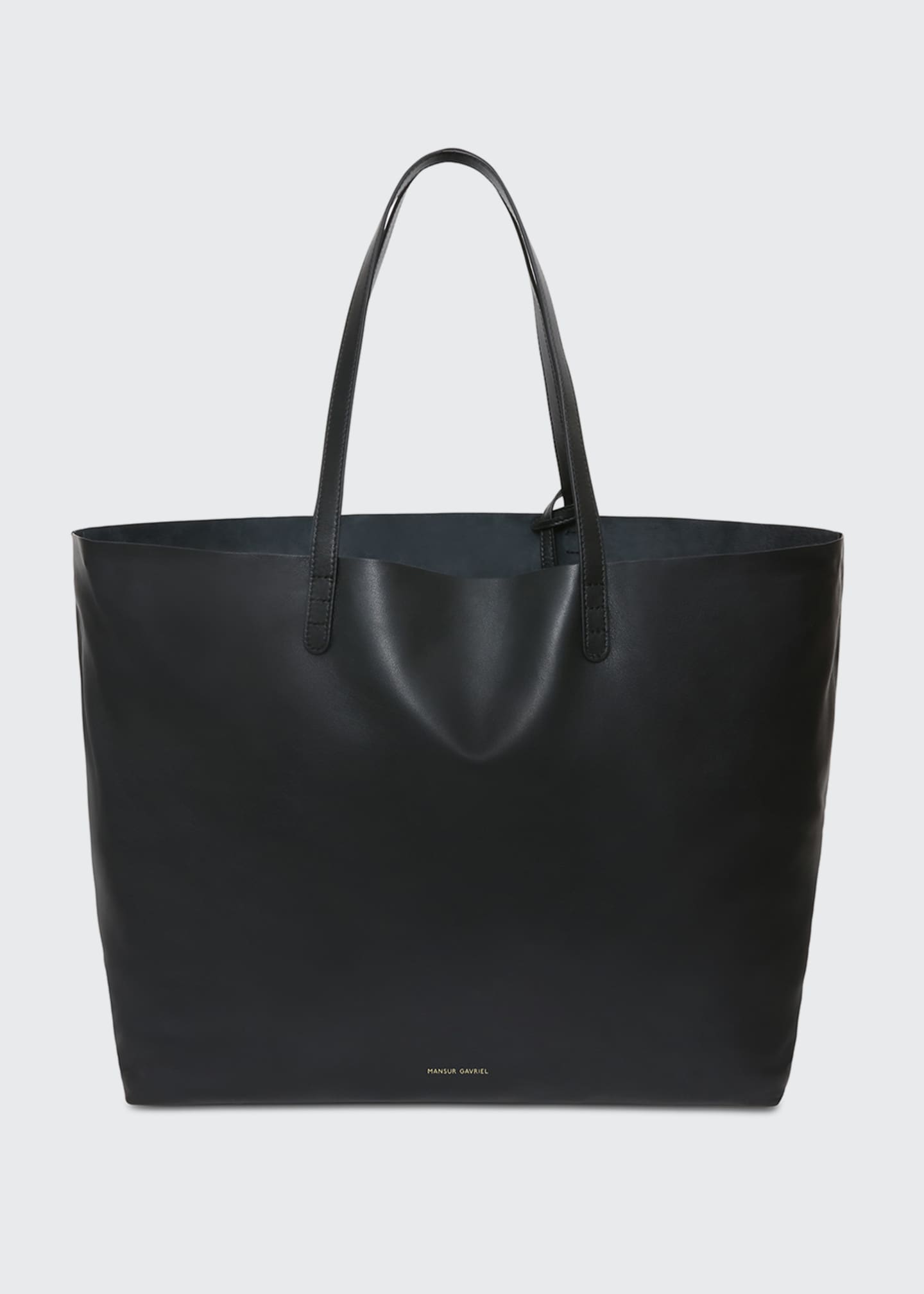 oversized leather tote