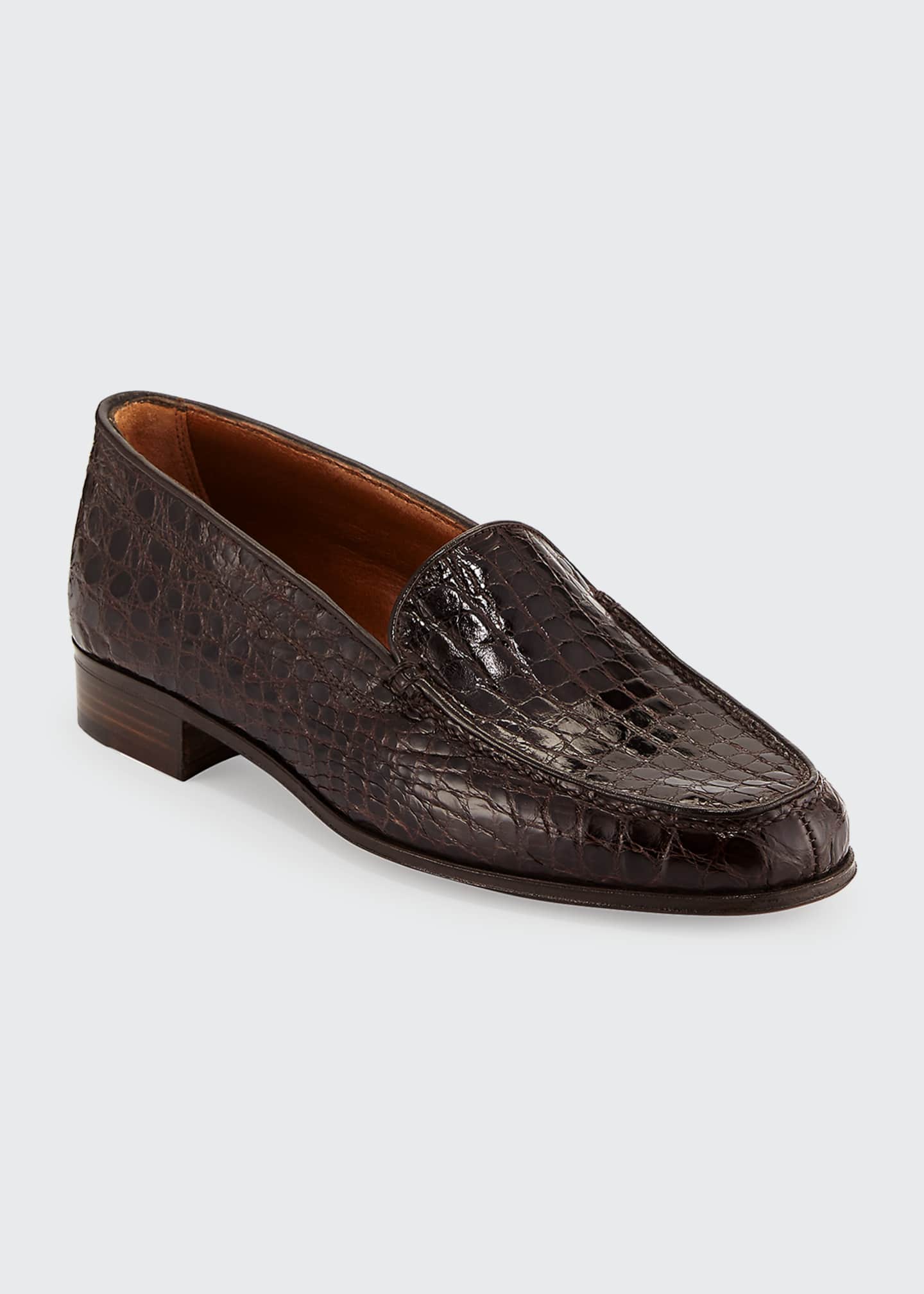 gravati crocodile loafers