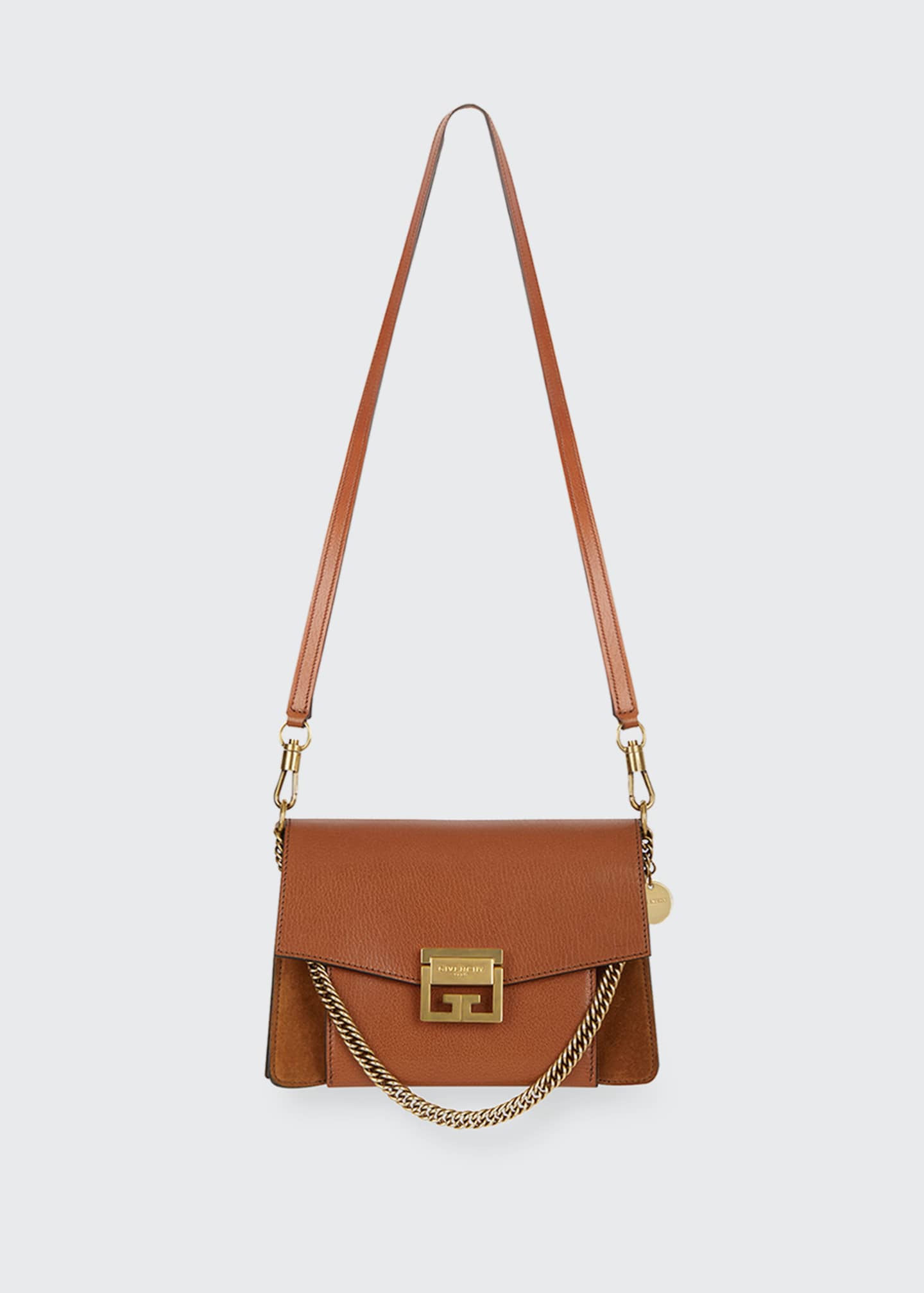 Givenchy GV3 Small Pebbled Leather Crossbody Bag Bergdorf Goodman