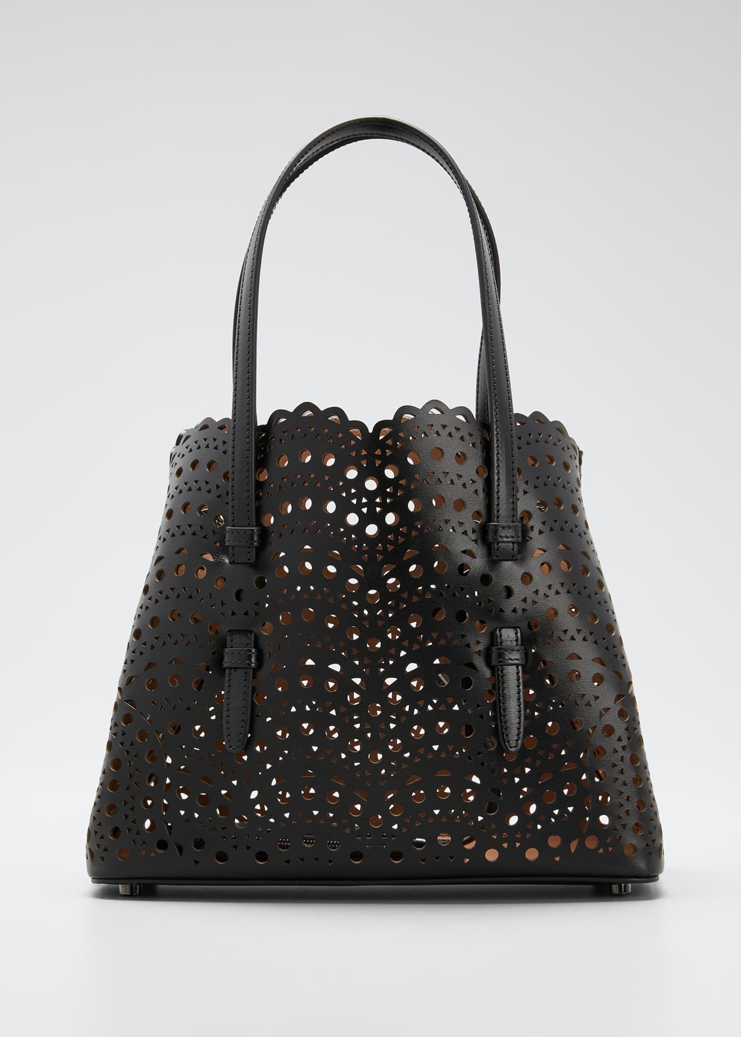 ALAIA Mina Small Lux LaserCut Tote Bag Bergdorf Goodman