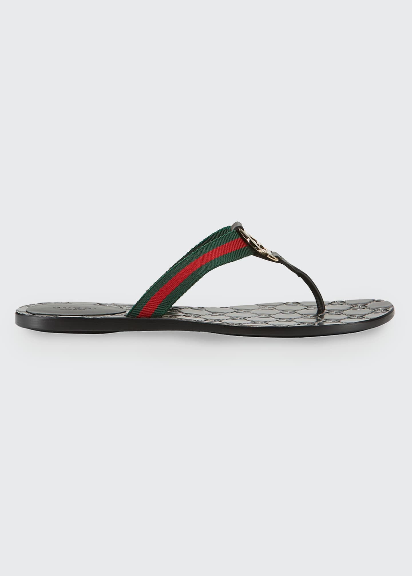 Gucci GG Line Signature  Thong Sandal