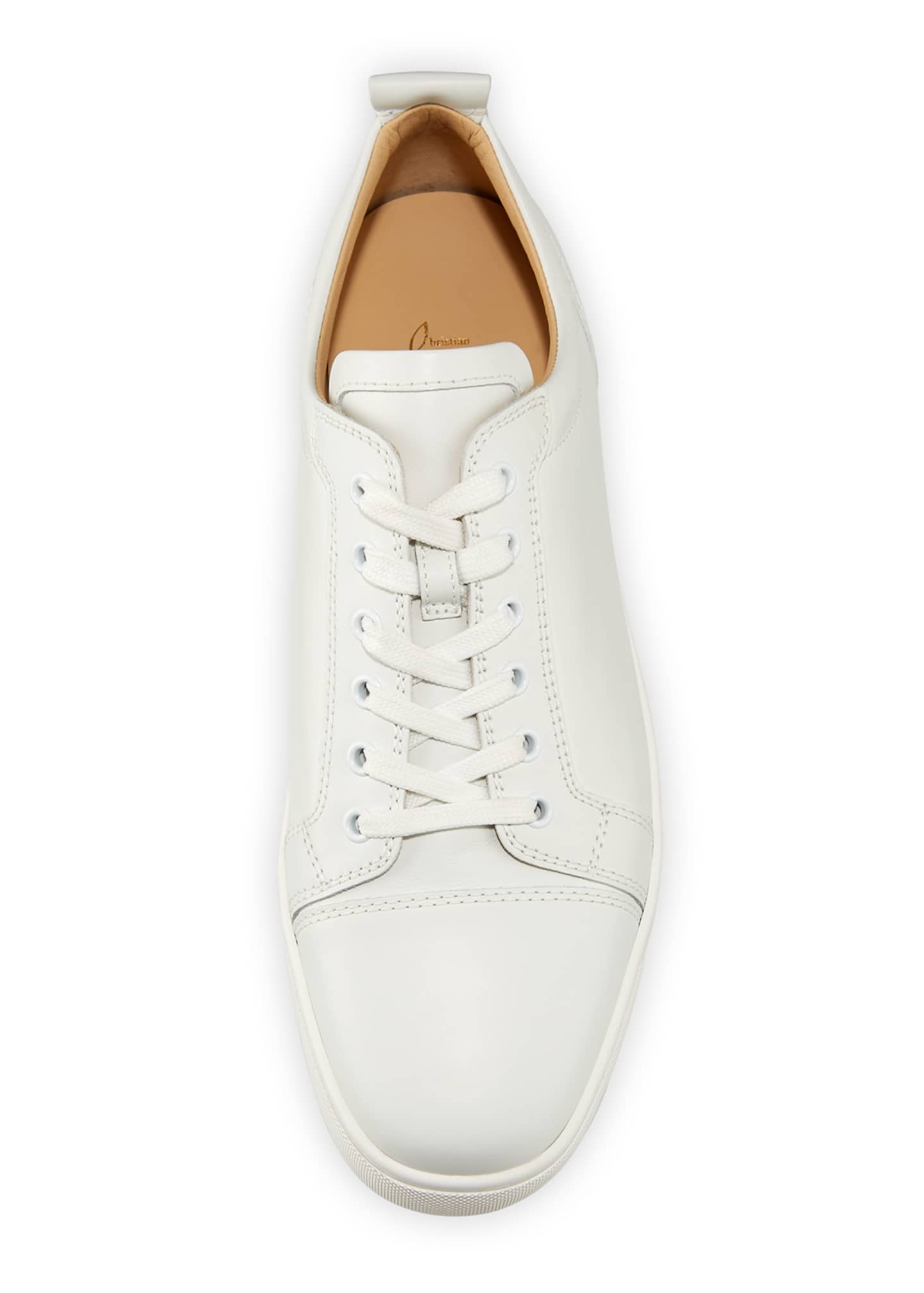 Seen everywhere from the runway to the red carpet, louboutin's footwear has reached icon status. Christian Louboutin Men's Louis Junior Leather Red Sole ...