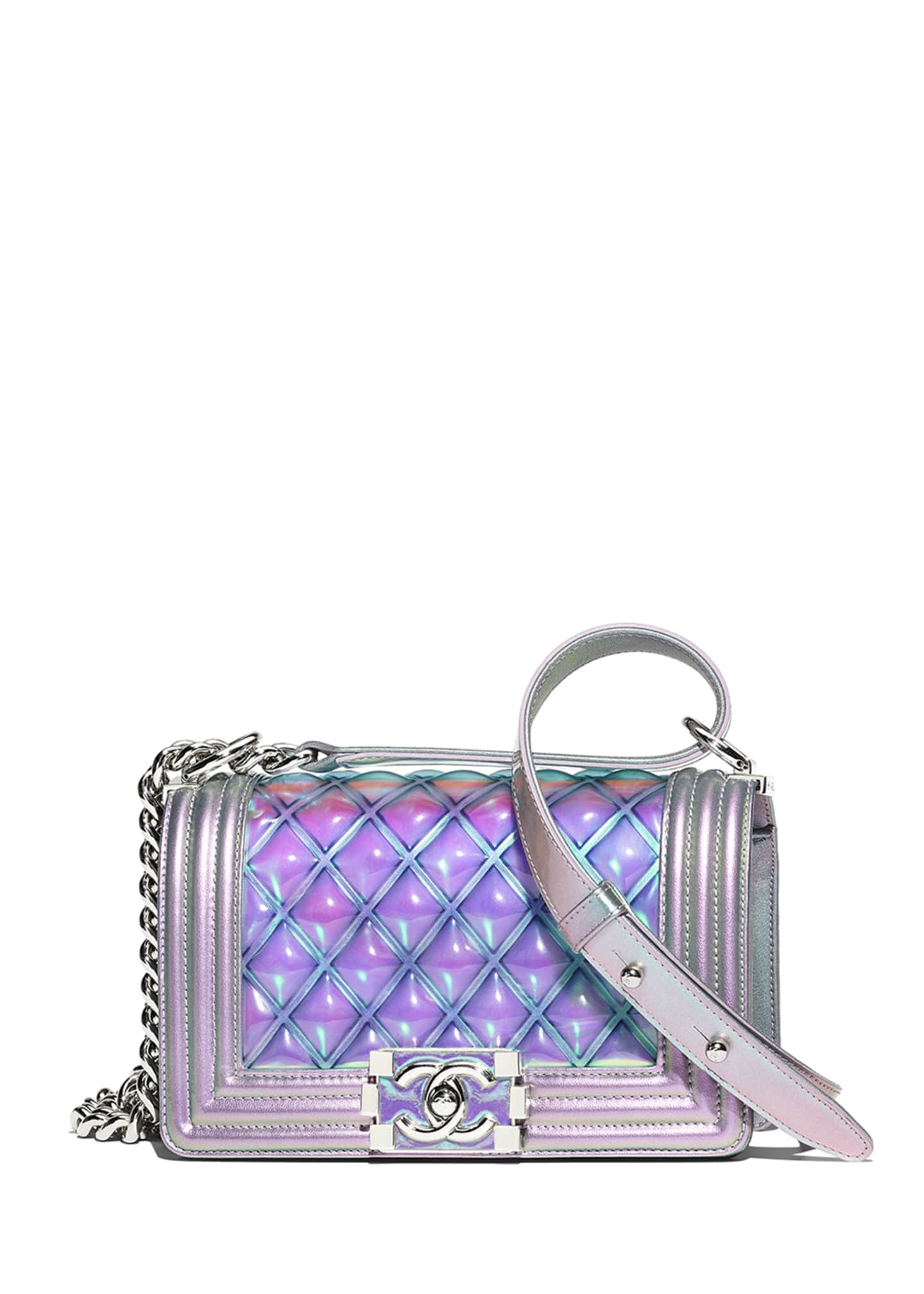 Chanel Purple Iridescent Bag