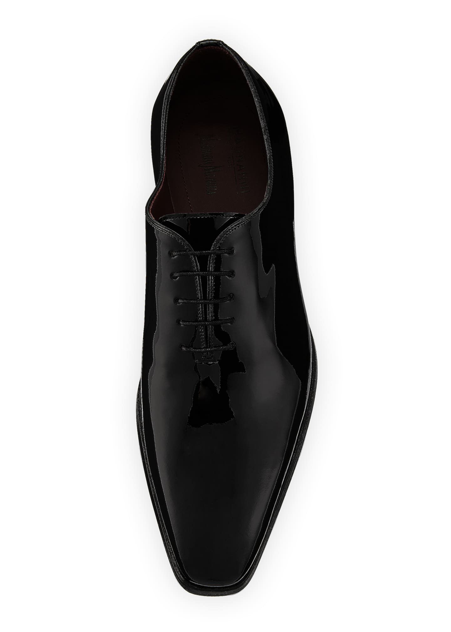 Magnanni for Neiman Marcus Men�s OnePiece Patent Leather