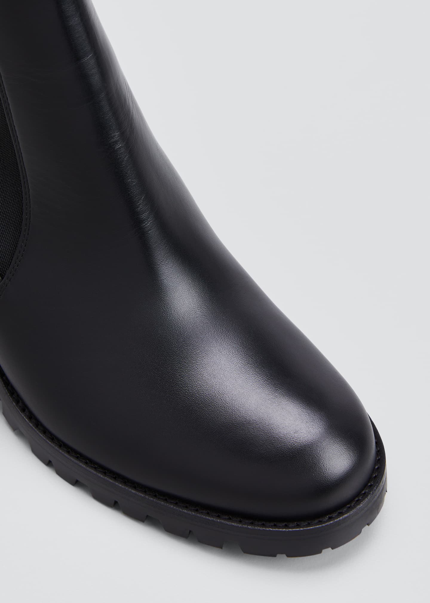 christian louboutin marchacroche leather red sole booties