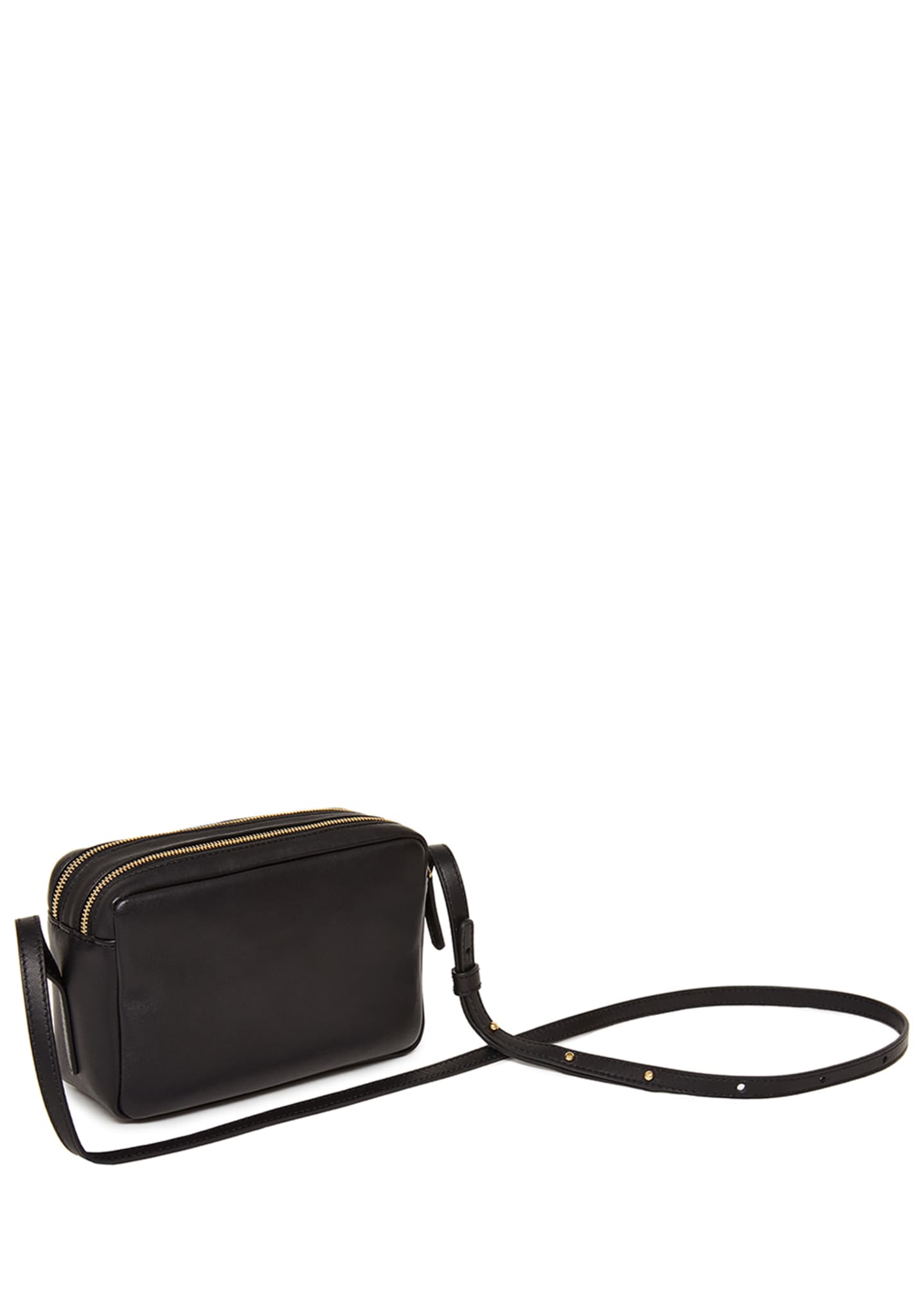 Mansur Gavriel DoubleZip Leather Crossbody Bag Bergdorf Goodman