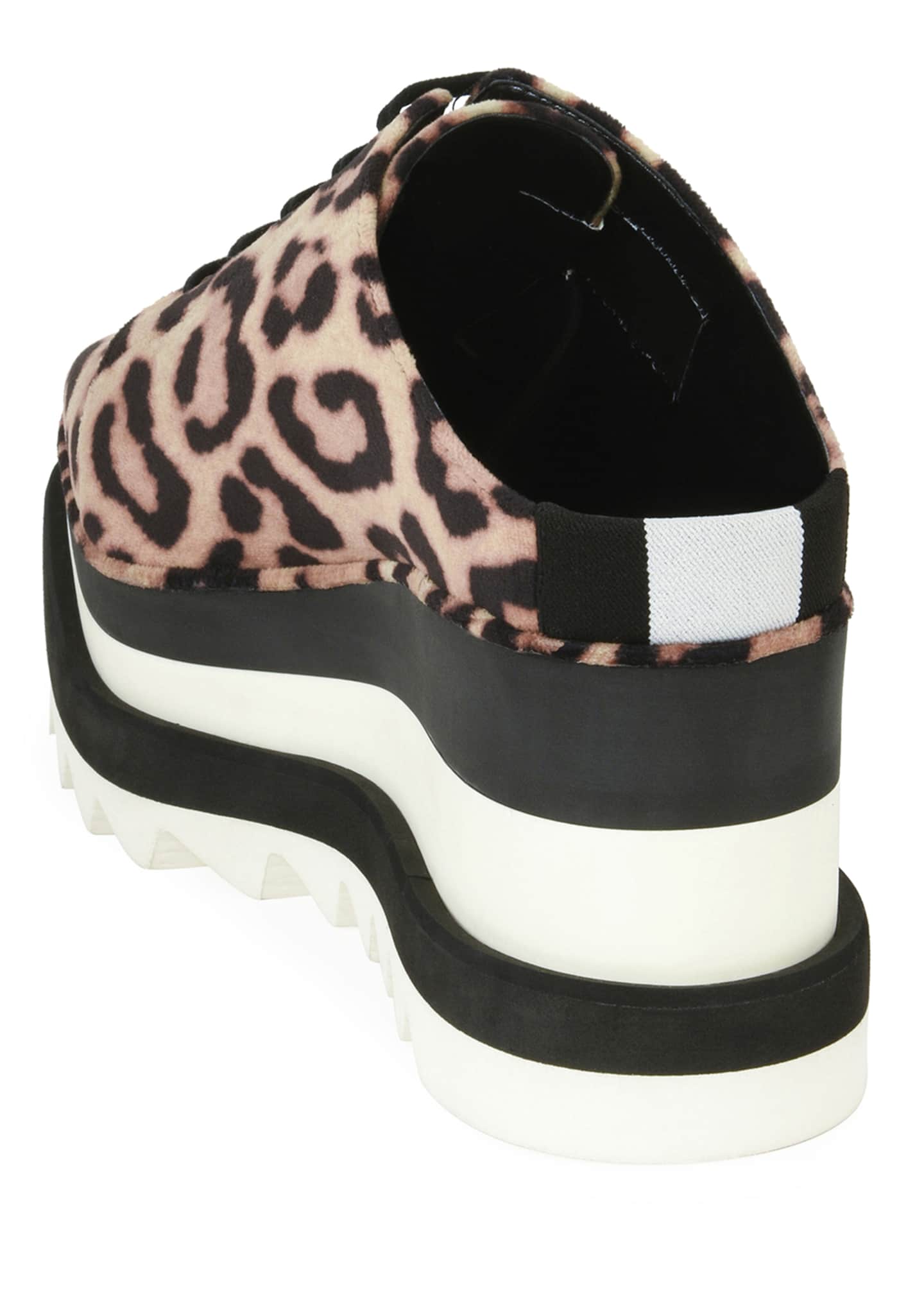 Stella McCartney Elyse Leopard-Print Platform Sneaker Mule - Bergdorf