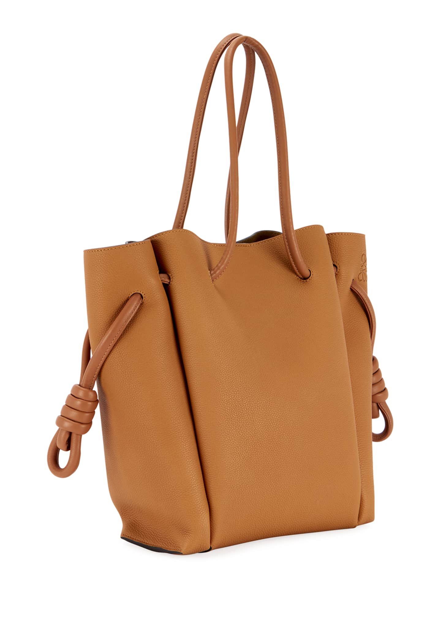 Loewe Flamenco Knot Leather Tote Bag Bergdorf Goodman